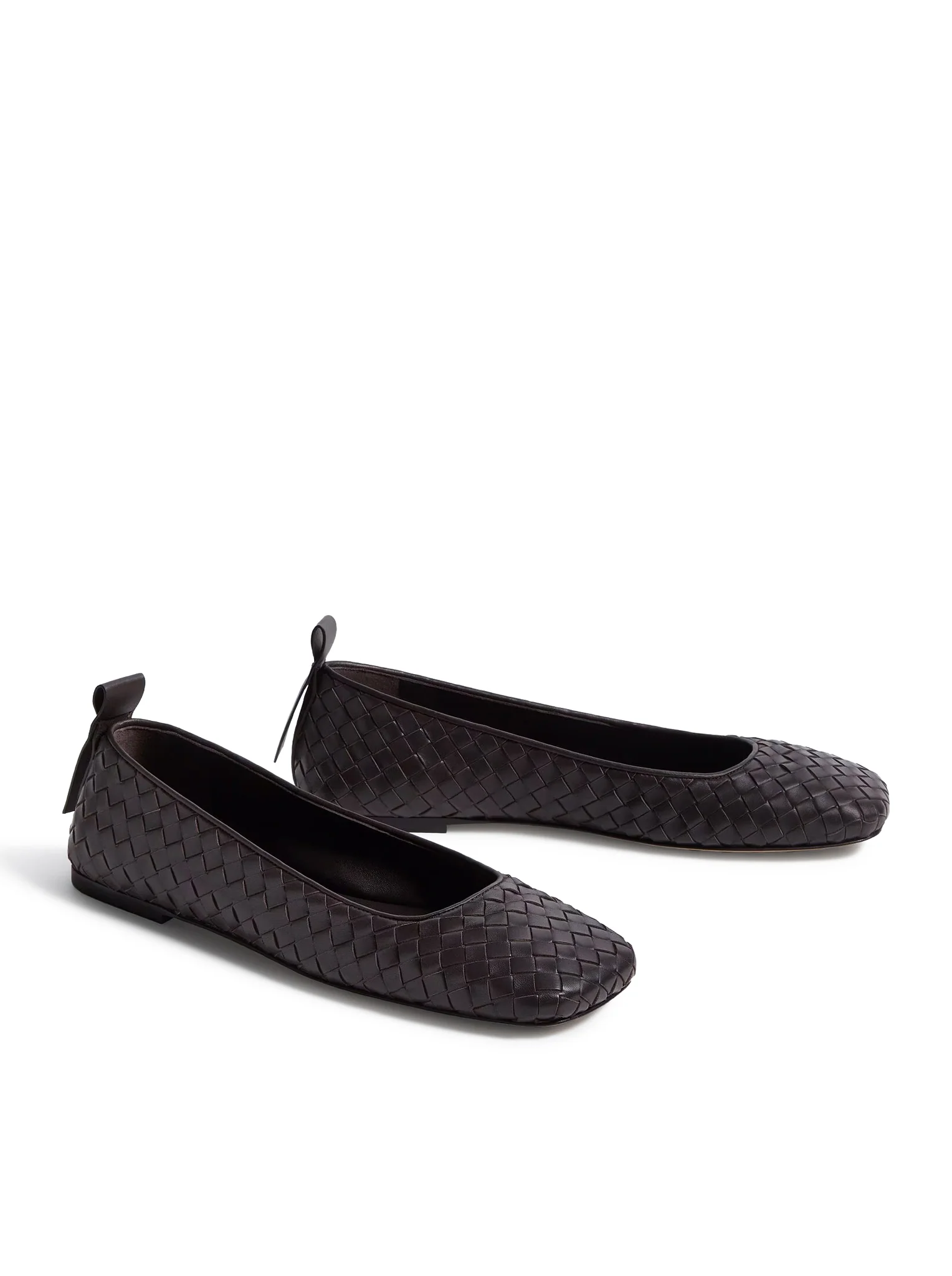 CHARLOTTE LEATHER BALLET FLATS - Image 3