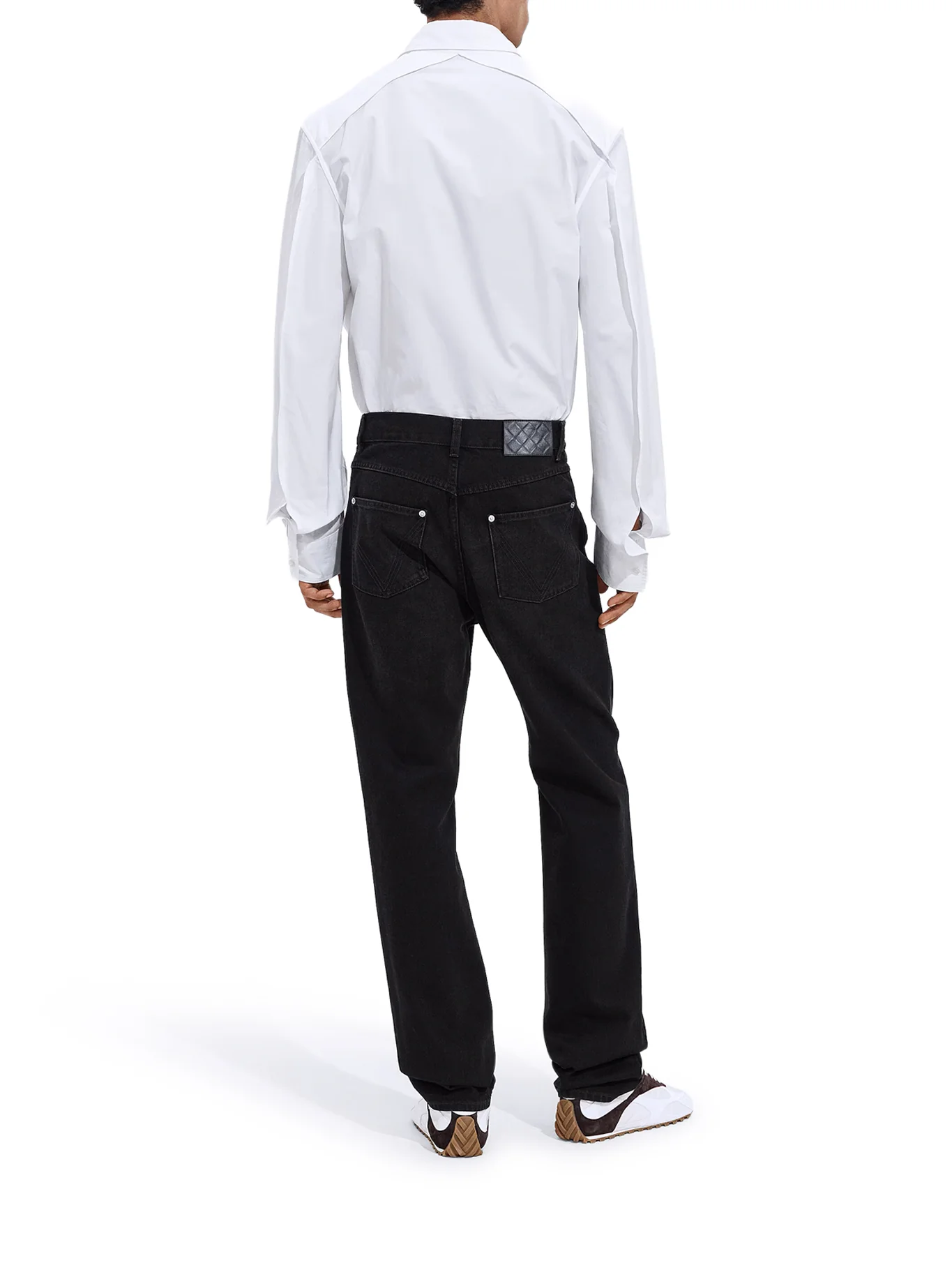 FIVE-POCKET STRETCH DENIM TROUSERS - Image 3