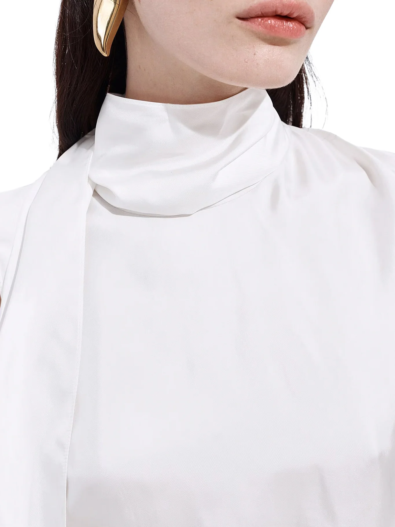 SILK STRETCH SATIN TOP - Image 5