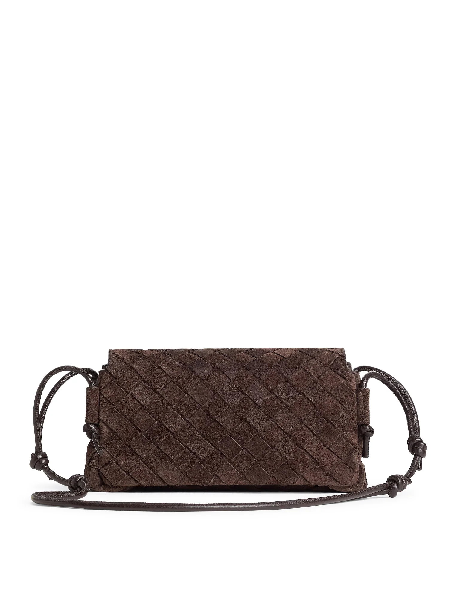 SUEDE POUCH WITH BRAIDED WORKMANSHIP - Image 3