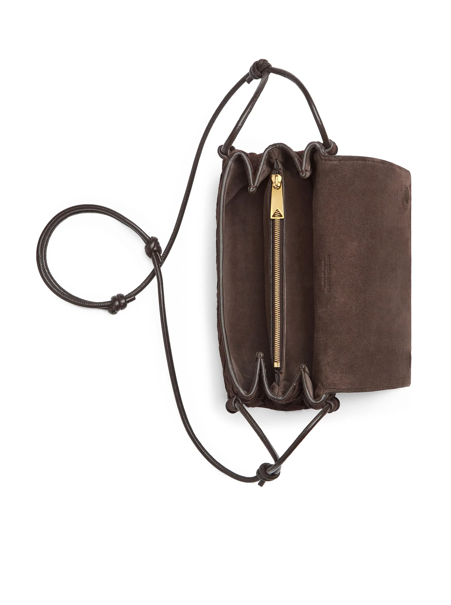 SUEDE POUCH WITH BRAIDED WORKMANSHIP - Image 5