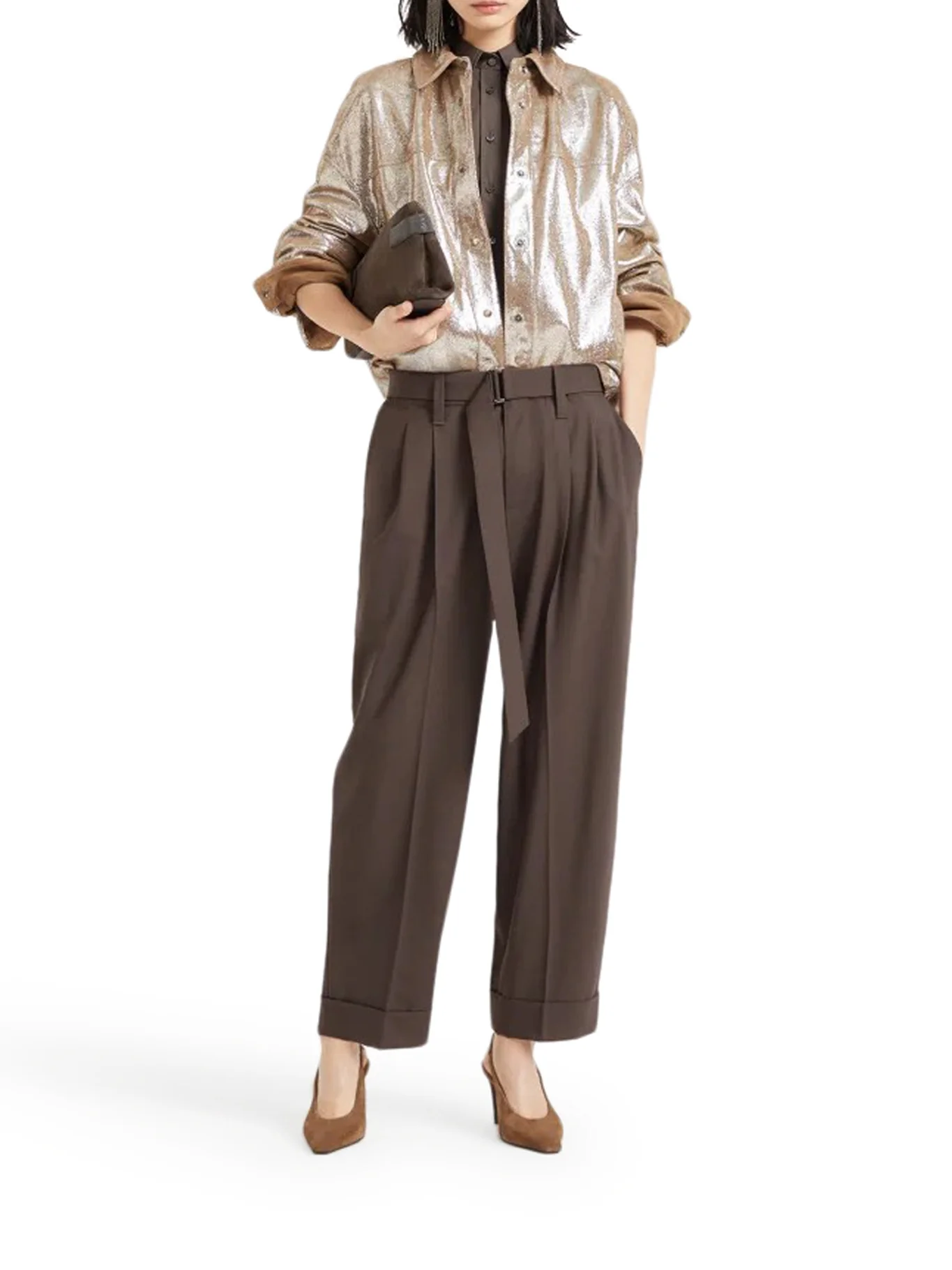 BAGGY TAILORED WOOL TROUSERS - Image 2