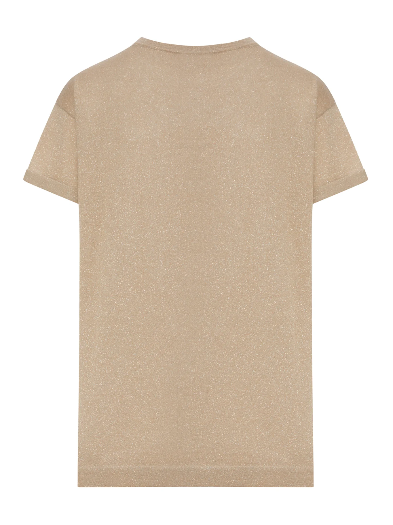 CASHMERE AND SILK LUREX T-SHIRT - Image 2