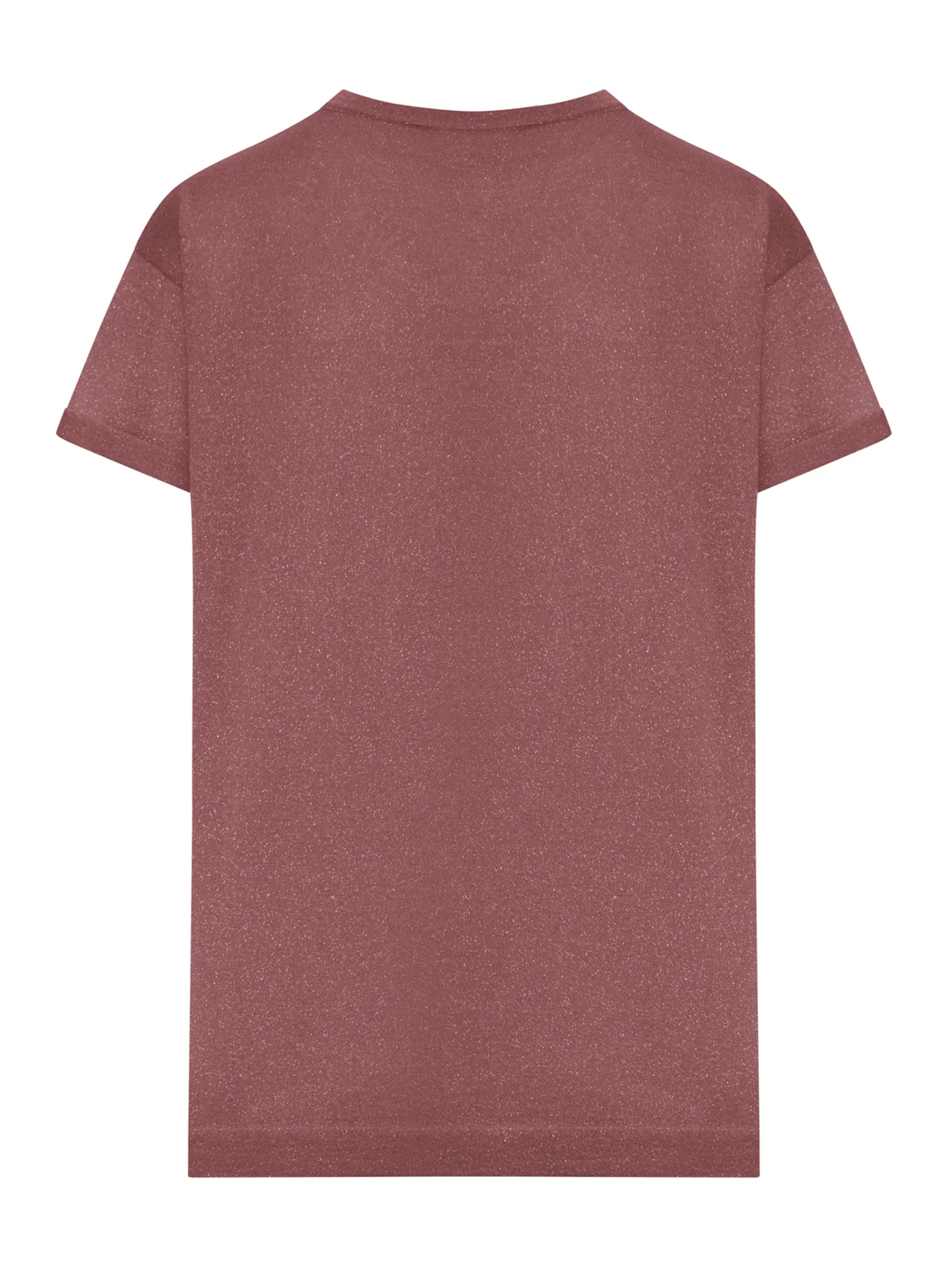 CASHMERE AND SILK LUREX T-SHIRT - Image 2