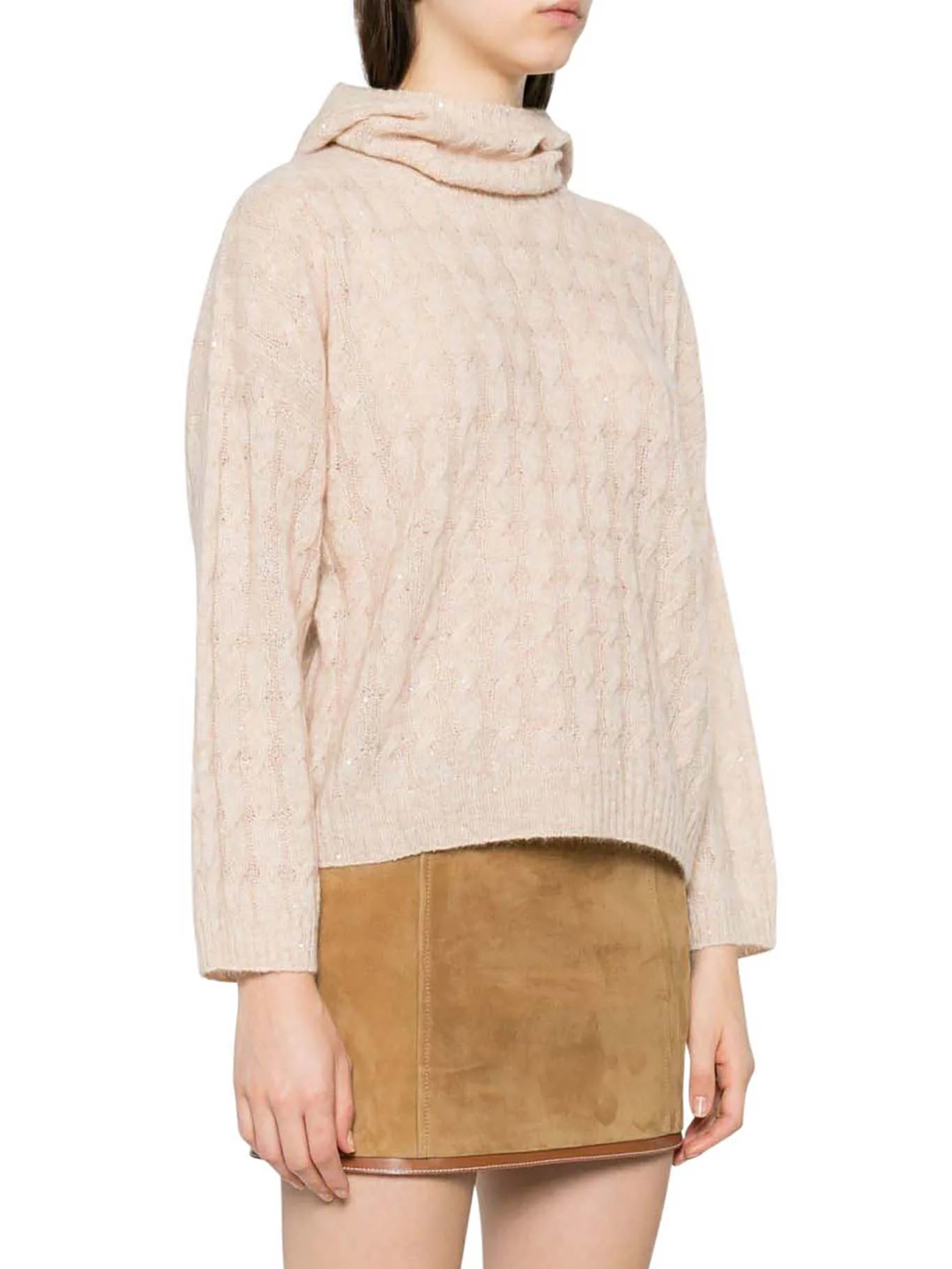 CASHMERE BLEND HOODED SWEATER - Image 3