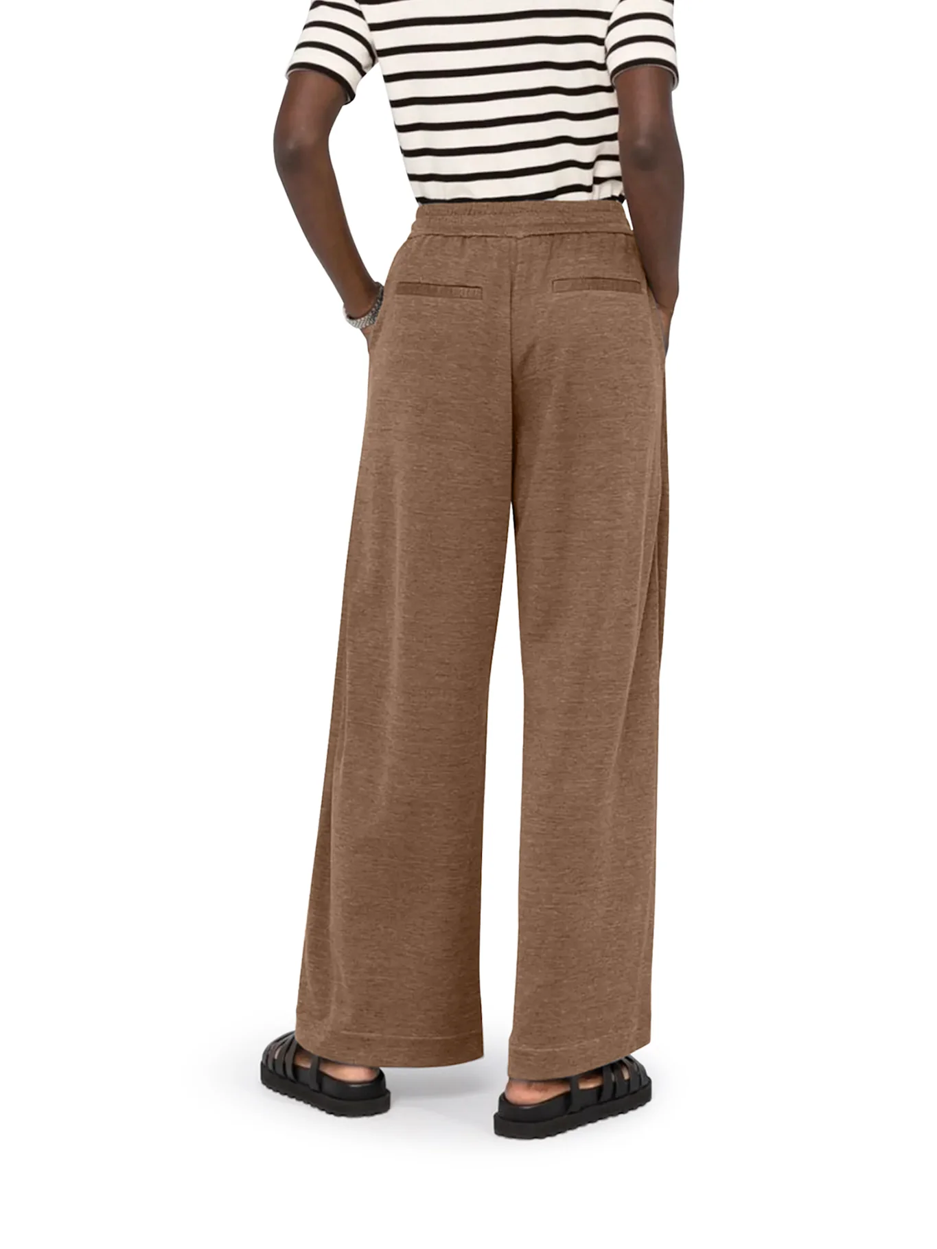 COMFORT JOGGERS IN COTTON AND SILK - Image 3