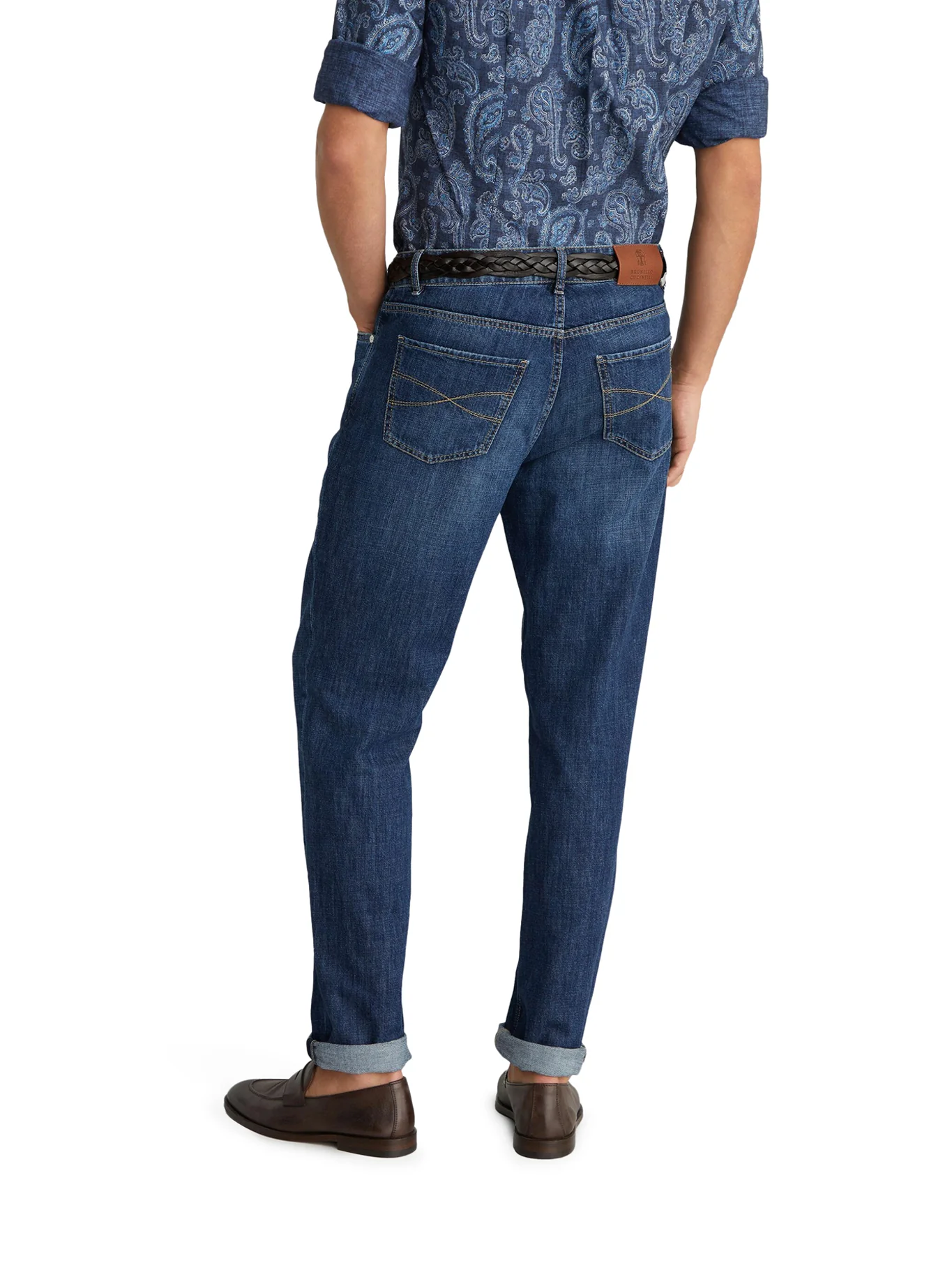 WASHED DENIM JEANS - Image 4