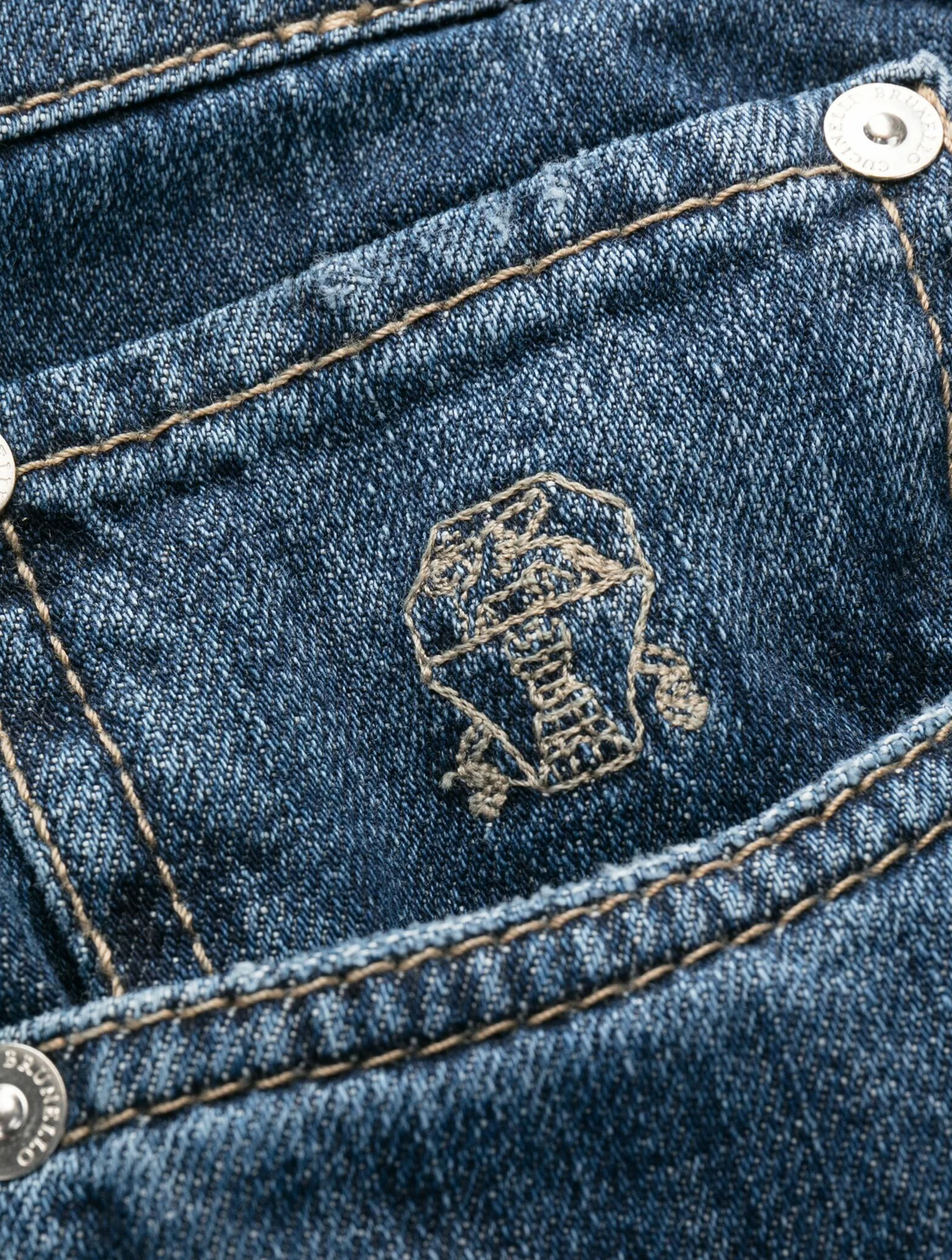 WASHED DENIM JEANS - Image 6