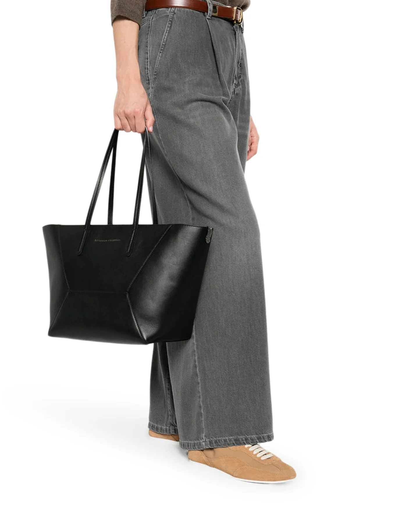 LEATHER SHOPPER BAG - Image 2