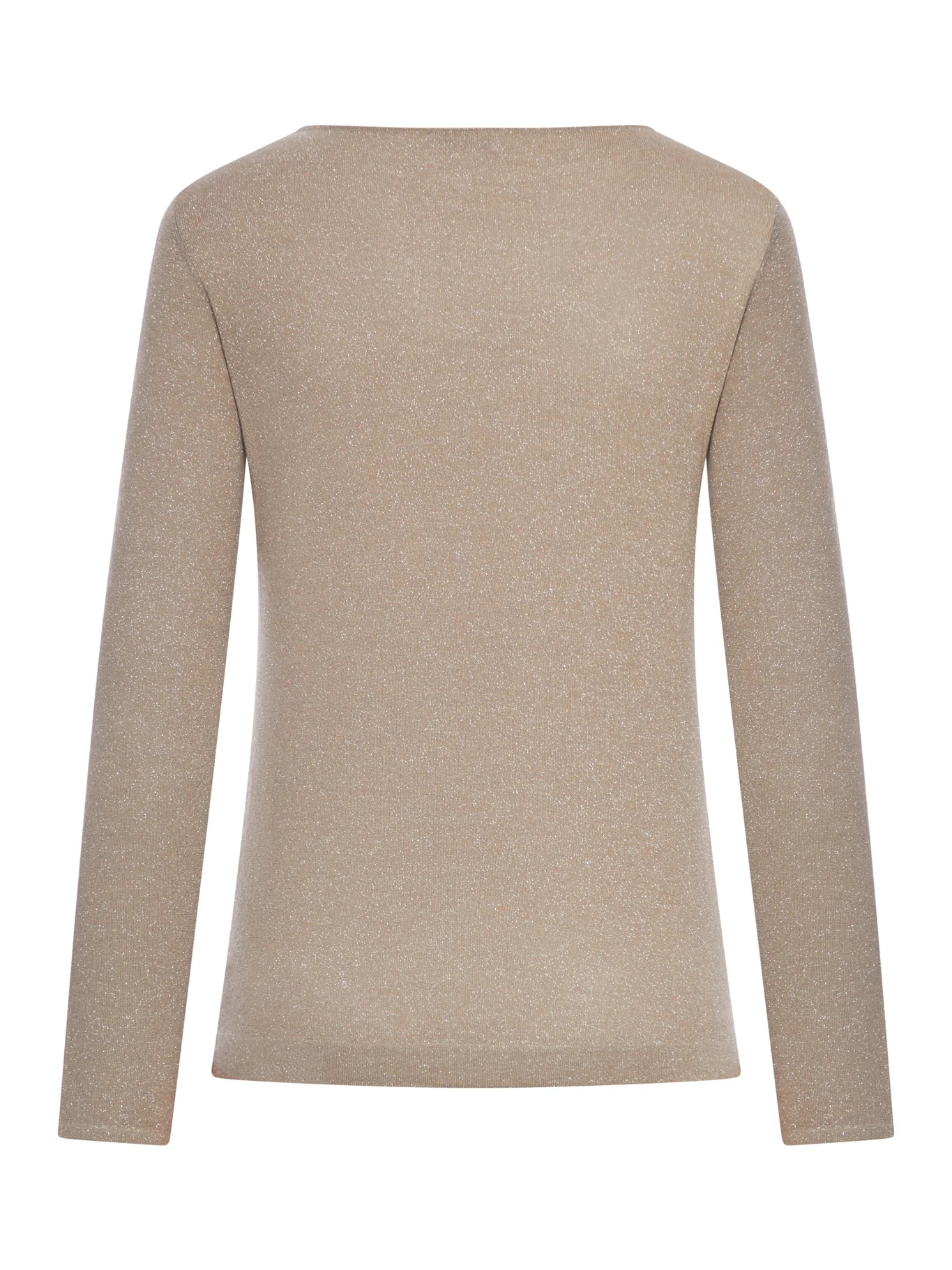 LIGHTWEIGHT CASHMERE AND SILK SPARKLING SWEATER - Image 2