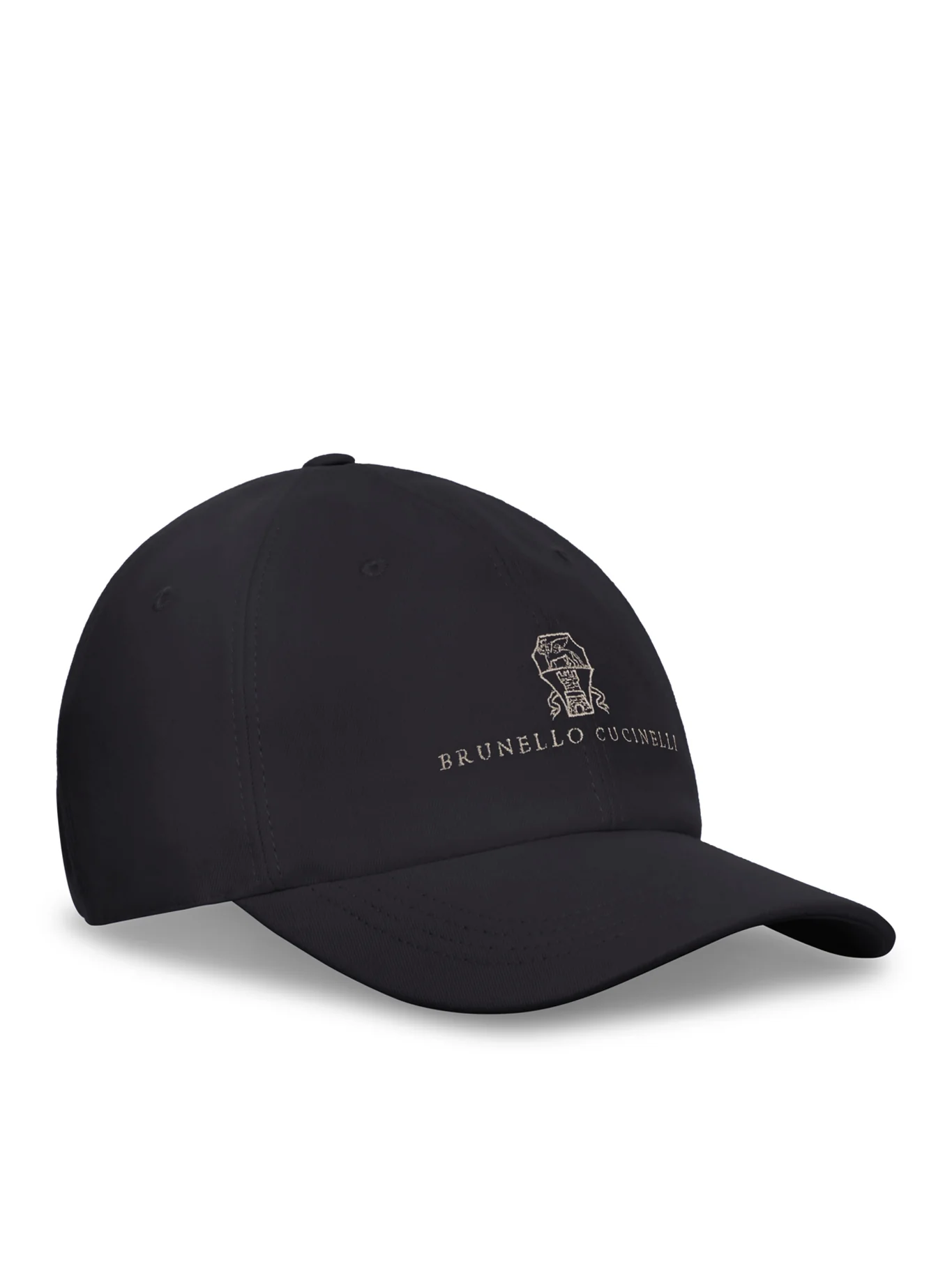 TWISTED COTTON GABARDINE BASEBALL CAP WITH EMBROIDERED LOGO - Image 2