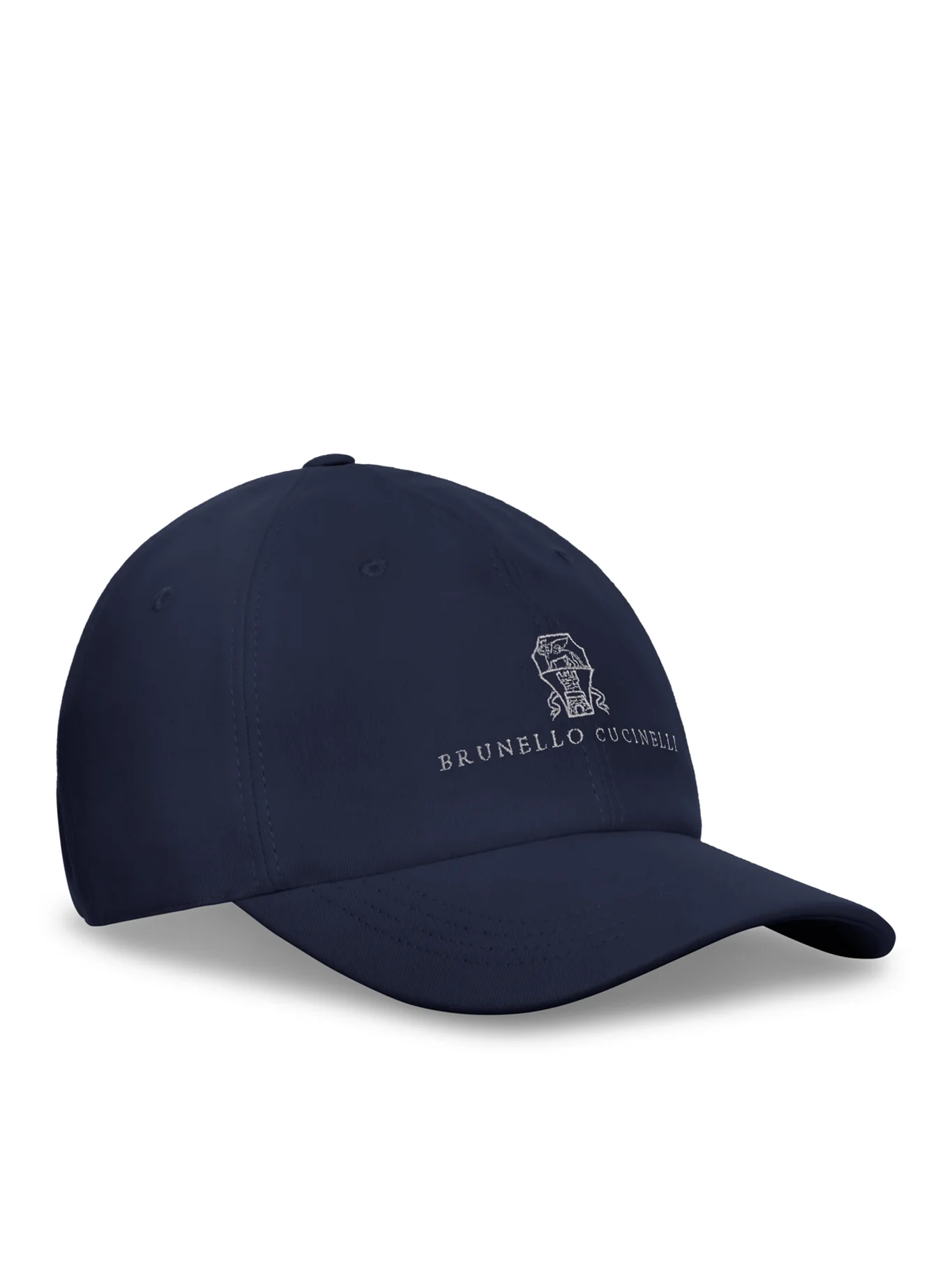 TWISTED COTTON GABARDINE BASEBALL CAP WITH EMBROIDERED LOGO - Image 2