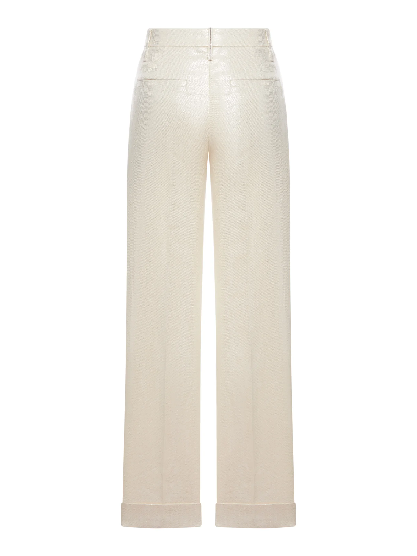 WIDE-LEG TAILORED LINEN TROUSERS - Image 2