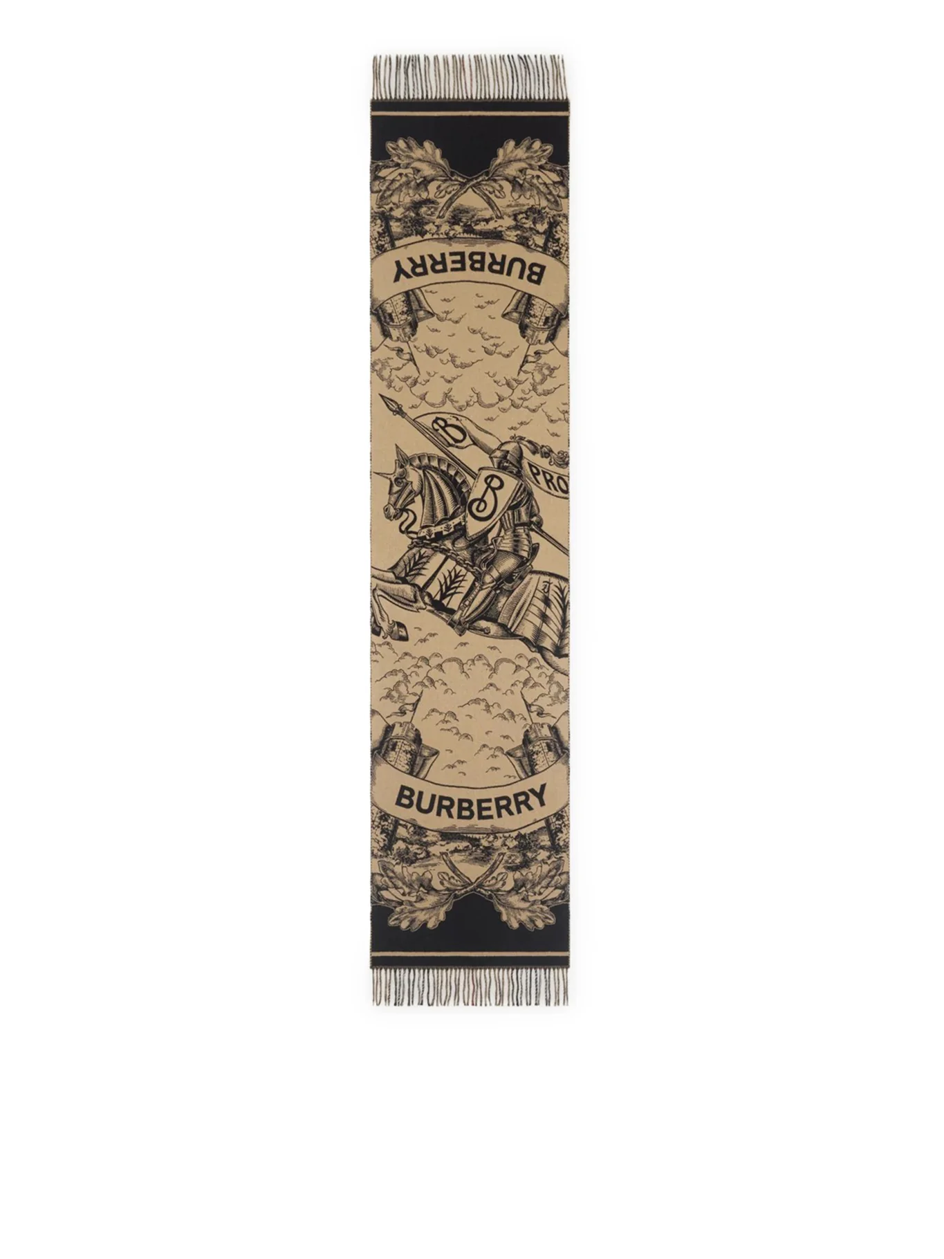 REVERSIBLE CASHMERE SCARF WITH EKD - Image 3