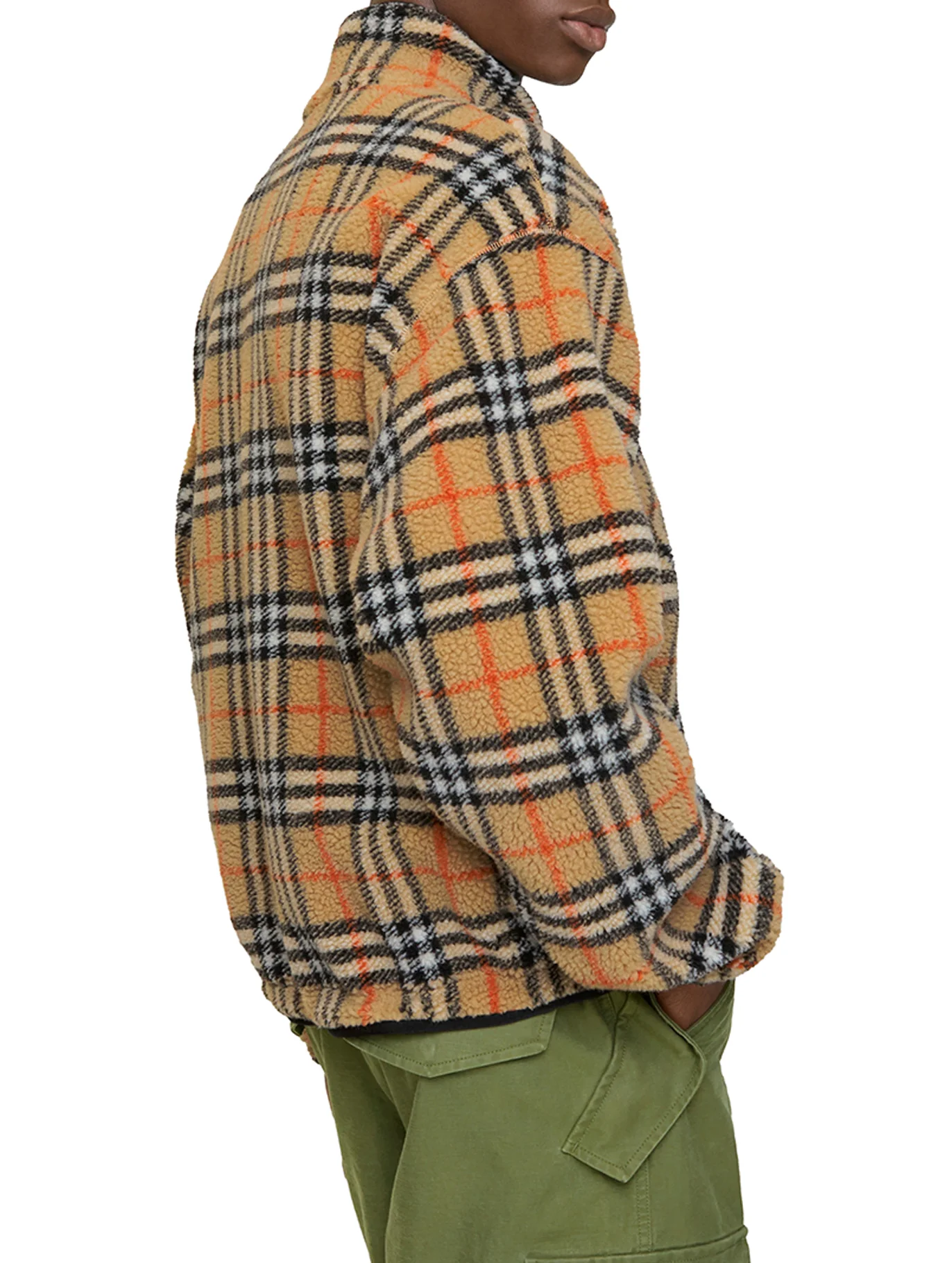 CHECKED CASHMERE AND WOOL BLEND FLEECE - Image 3