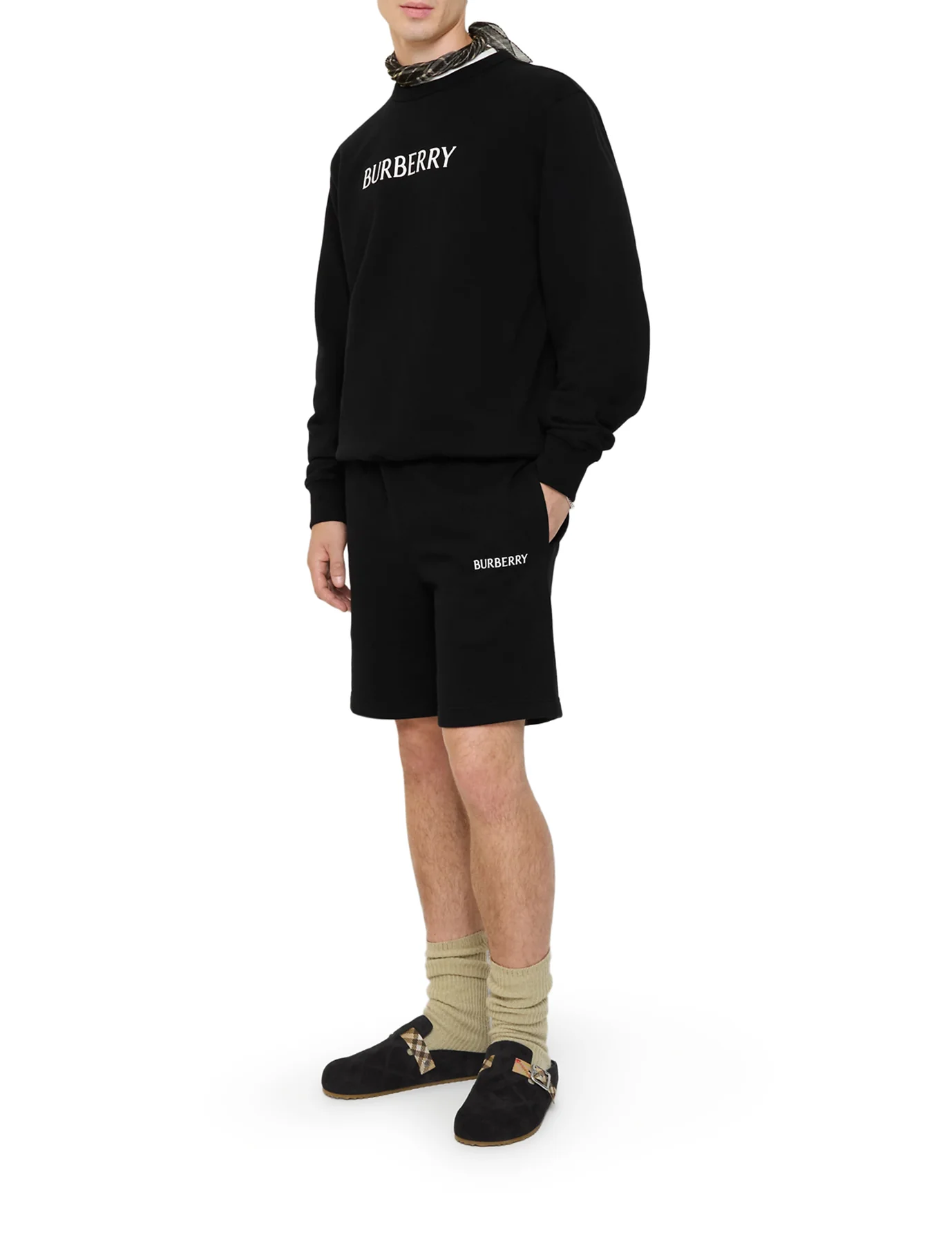 COTTON SHORTS WITH LOGO - Image 2
