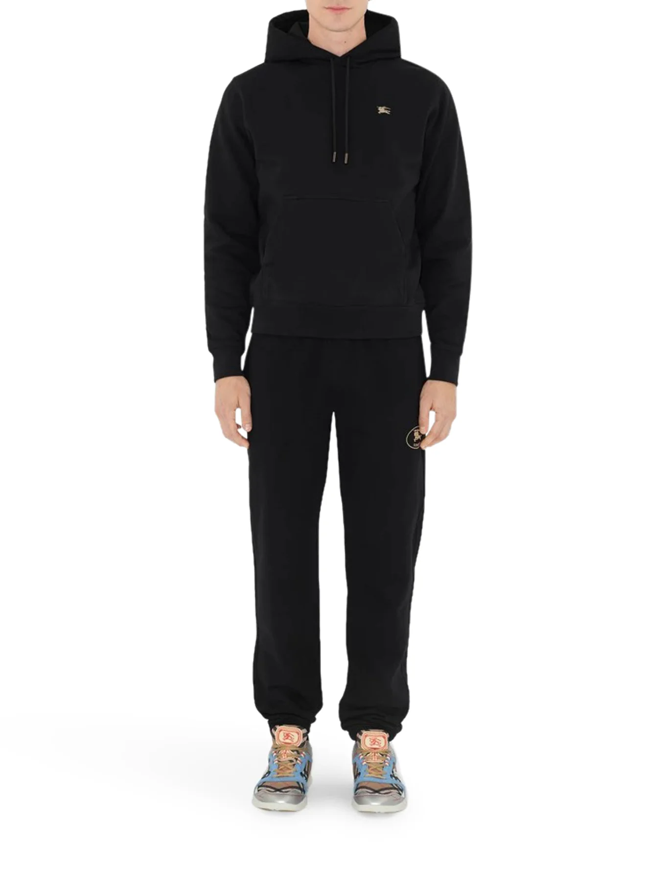 KNIGHT STAMP COTTON HOODIE - Image 2