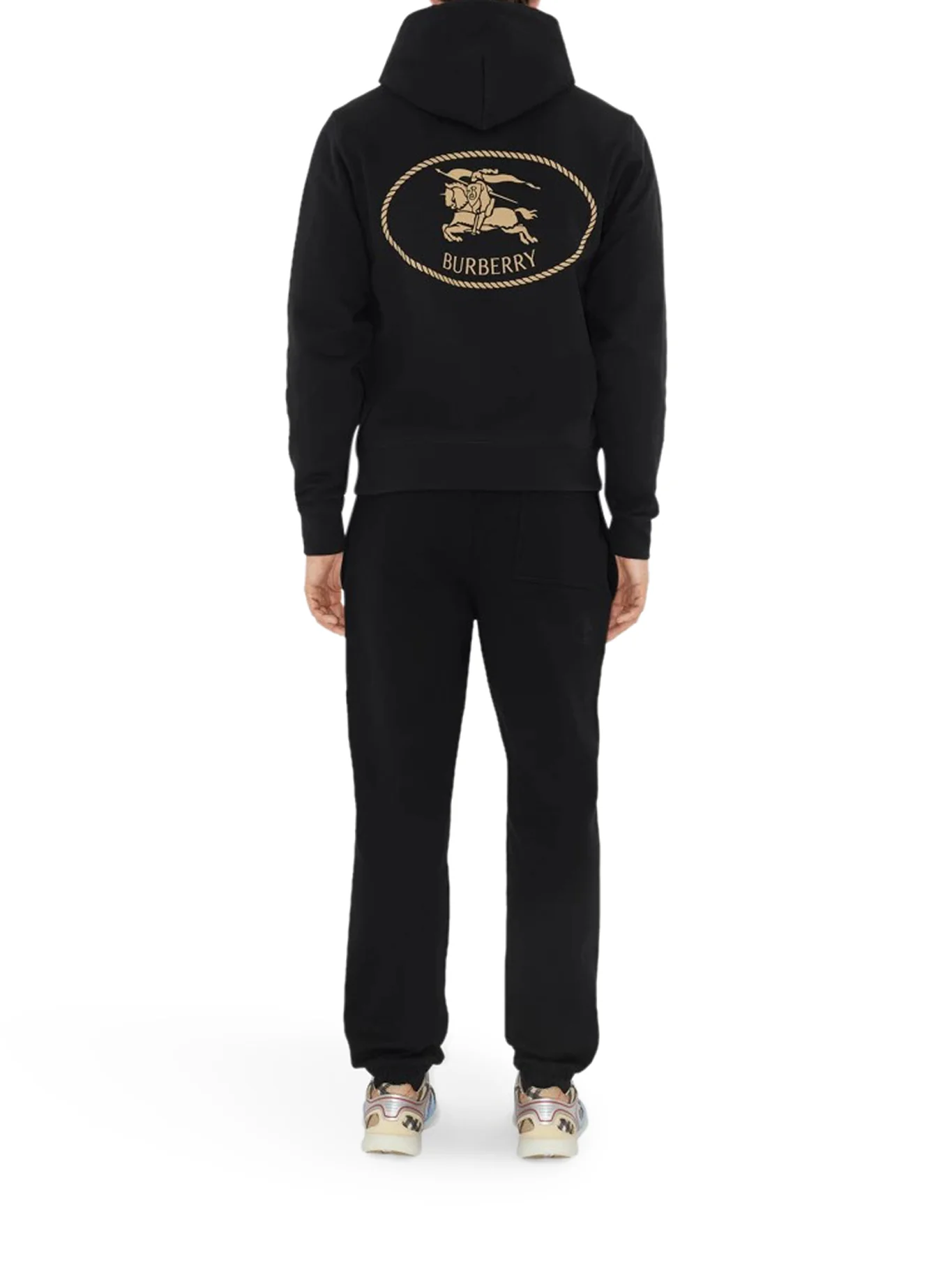 KNIGHT STAMP COTTON HOODIE - Image 3
