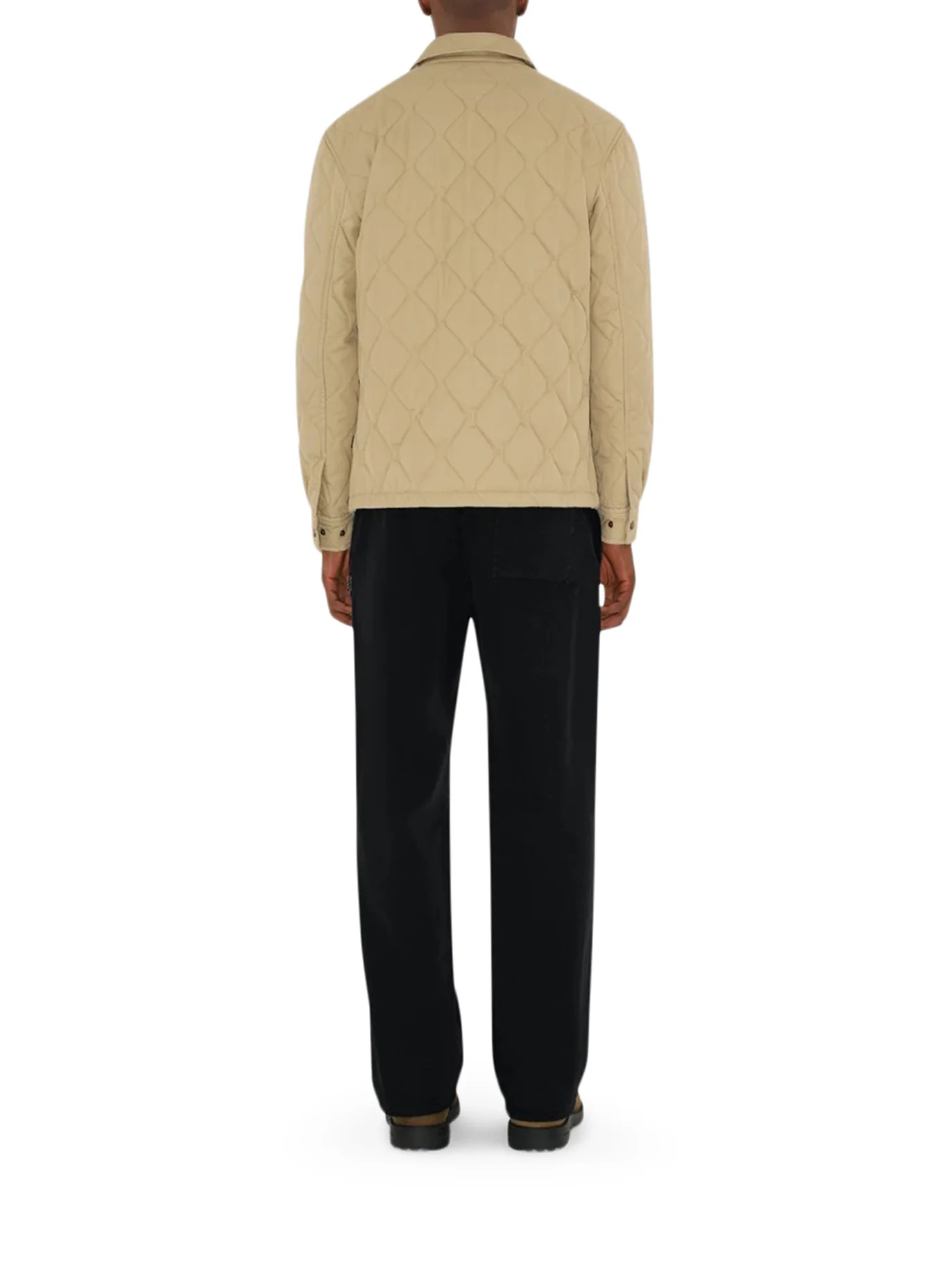 QUILTED GABARDINE OVERSHIRT - Image 3