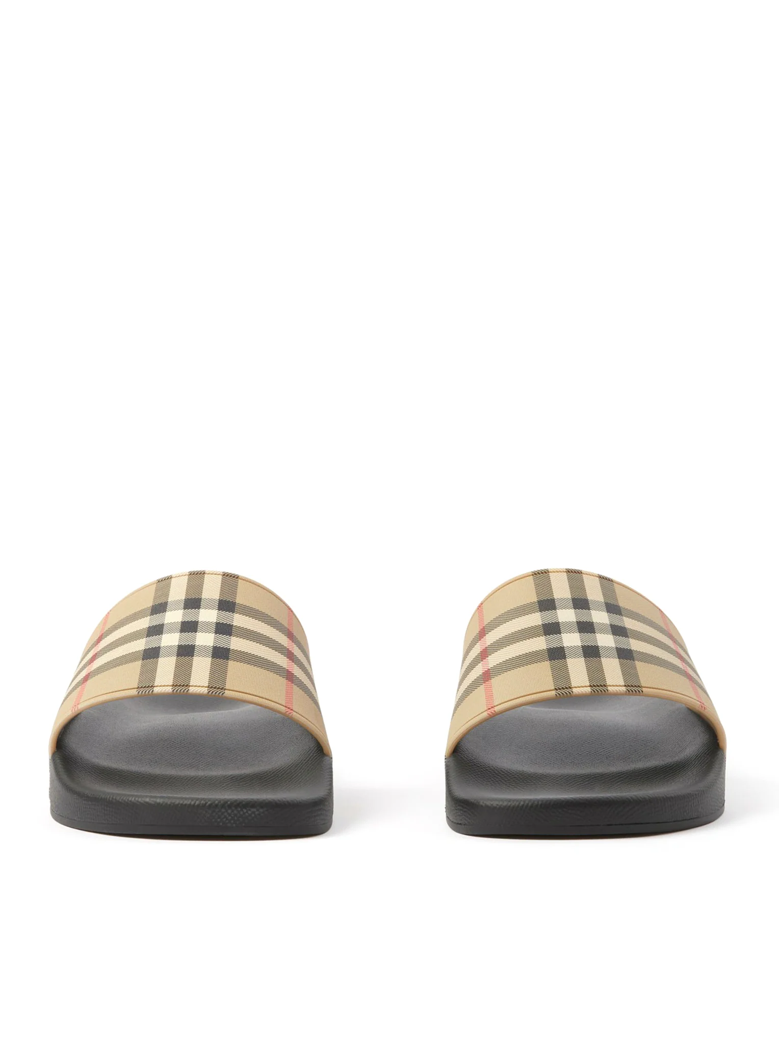 SLIPPERS WITH VINTAGE CHECK PRINTED PATTERN - Image 3