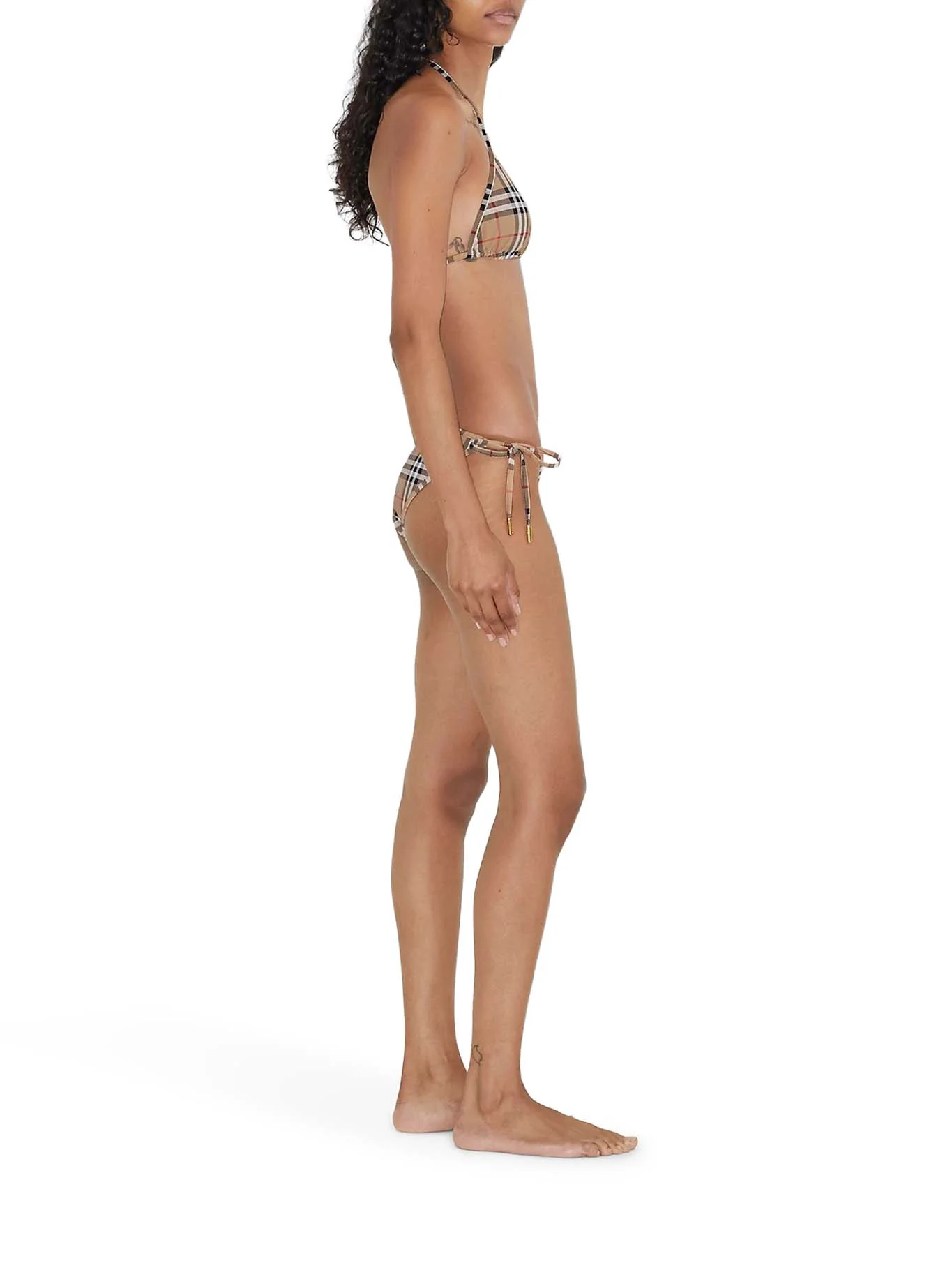 VINTAGE CHECK TRIANGLE BIKINI - Image 4