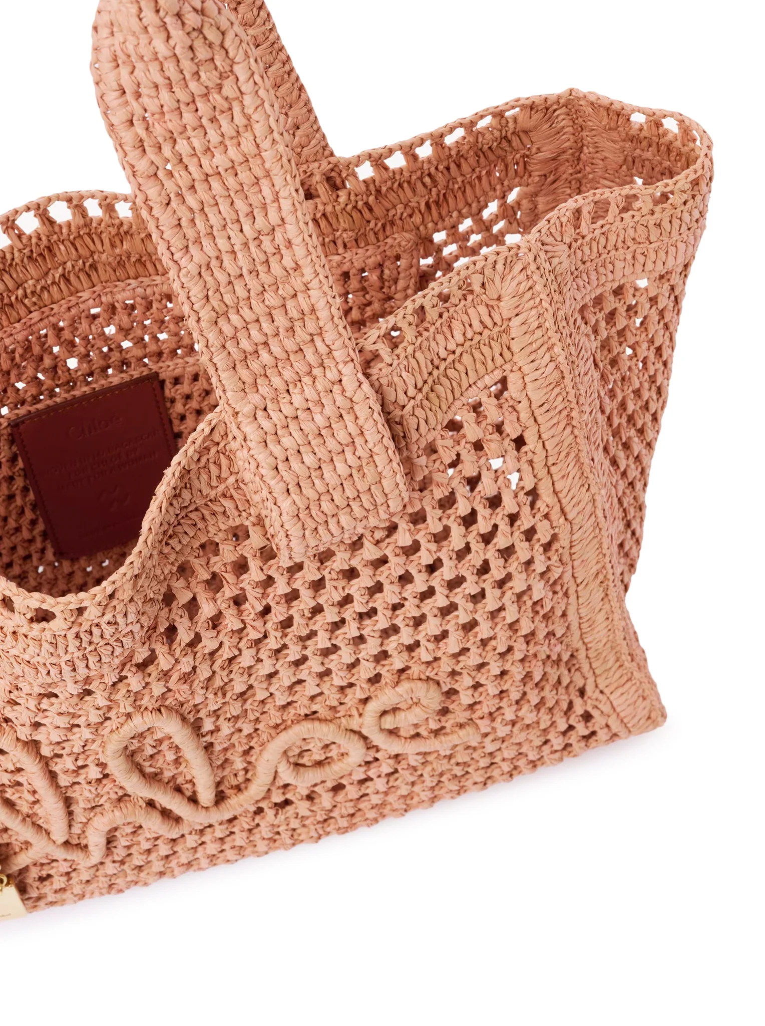 EAST-WEST SUMMER BANANA TOTE BAG IN RAFFIA - Image 6