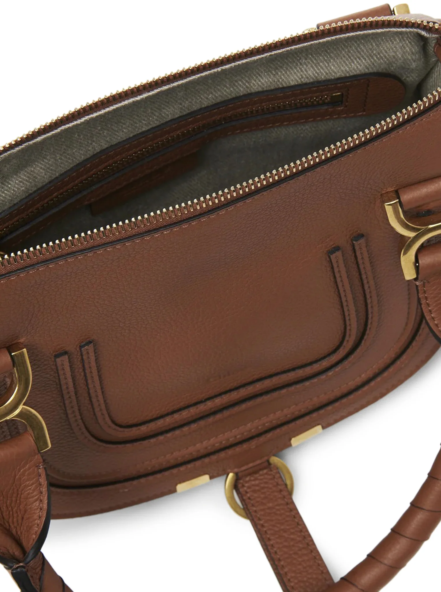 SMALL MERCIE BAG IN GRANATE LEATHER - Image 5
