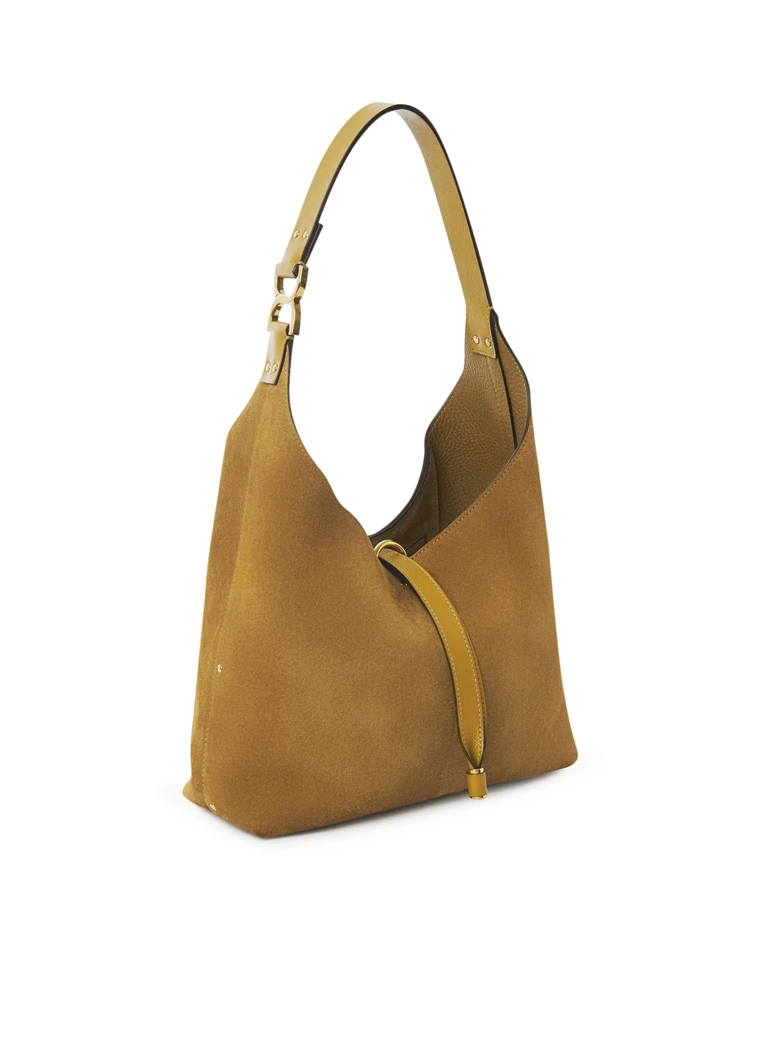 MARCIE SMALL SUEDE HOBO BAG - Image 4