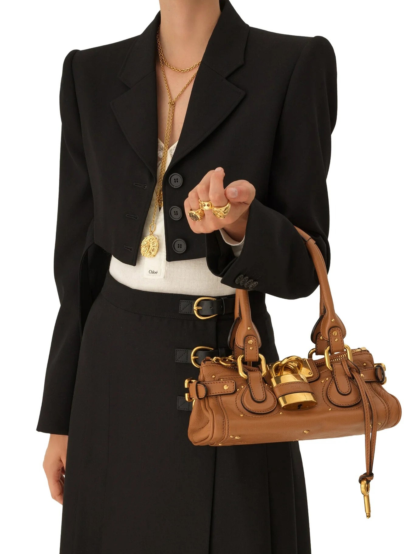 SMALL PADDINGTON BAG IN GRAINY LEATHER - Image 3
