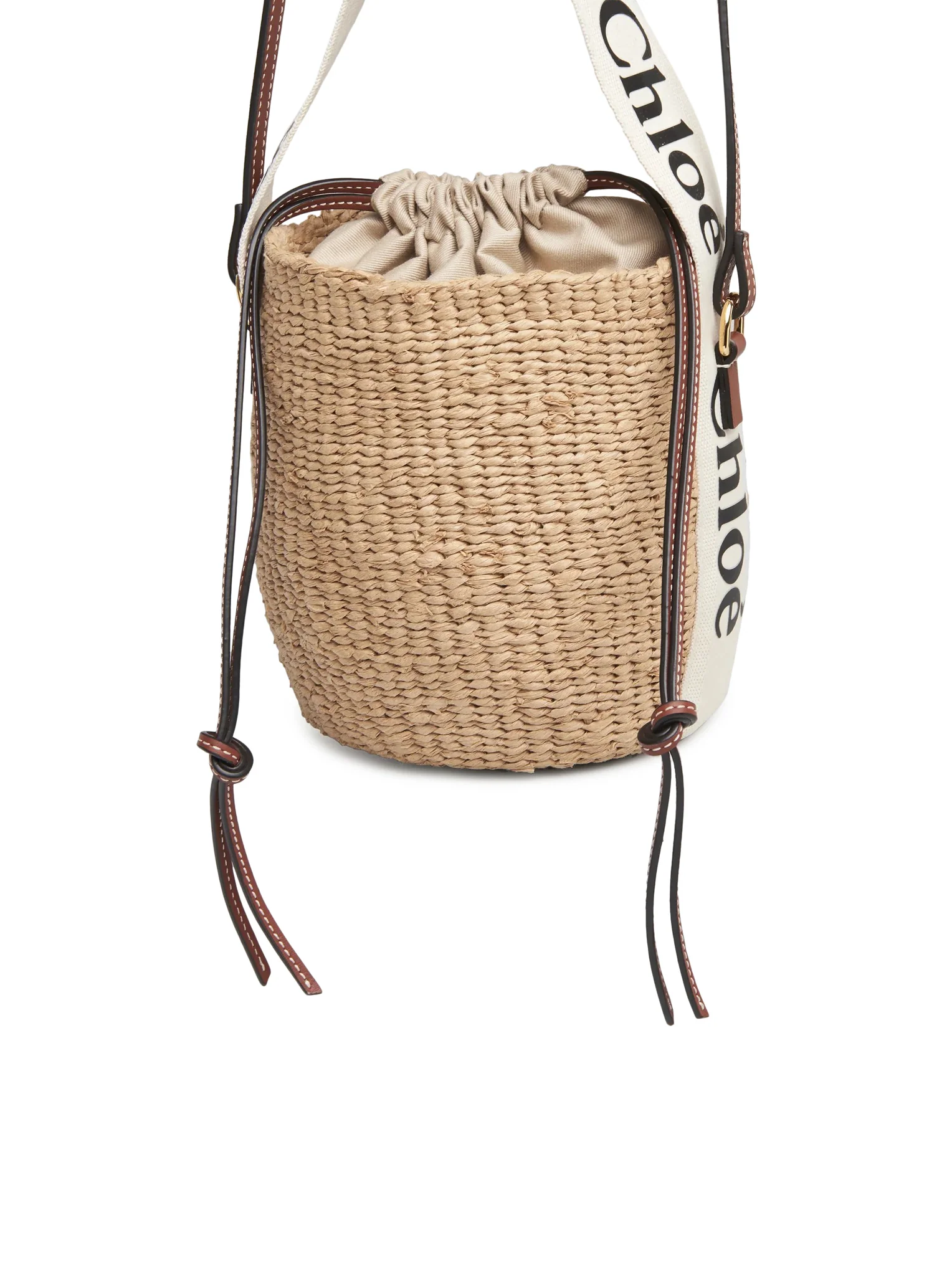 WOODY SMALL BASKET BAG IN NATURAL FIBERS - Image 6