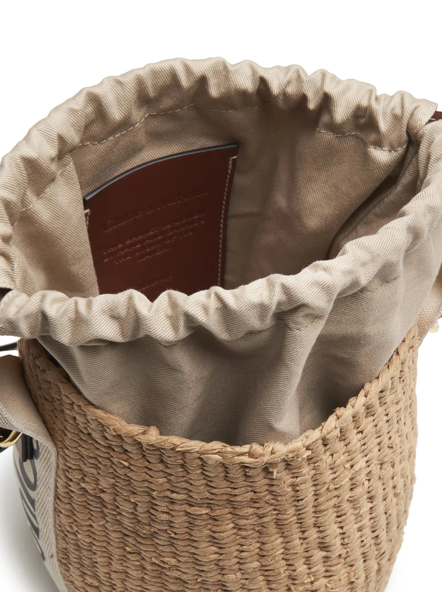 WOODY SMALL BASKET BAG IN NATURAL FIBERS - Image 7