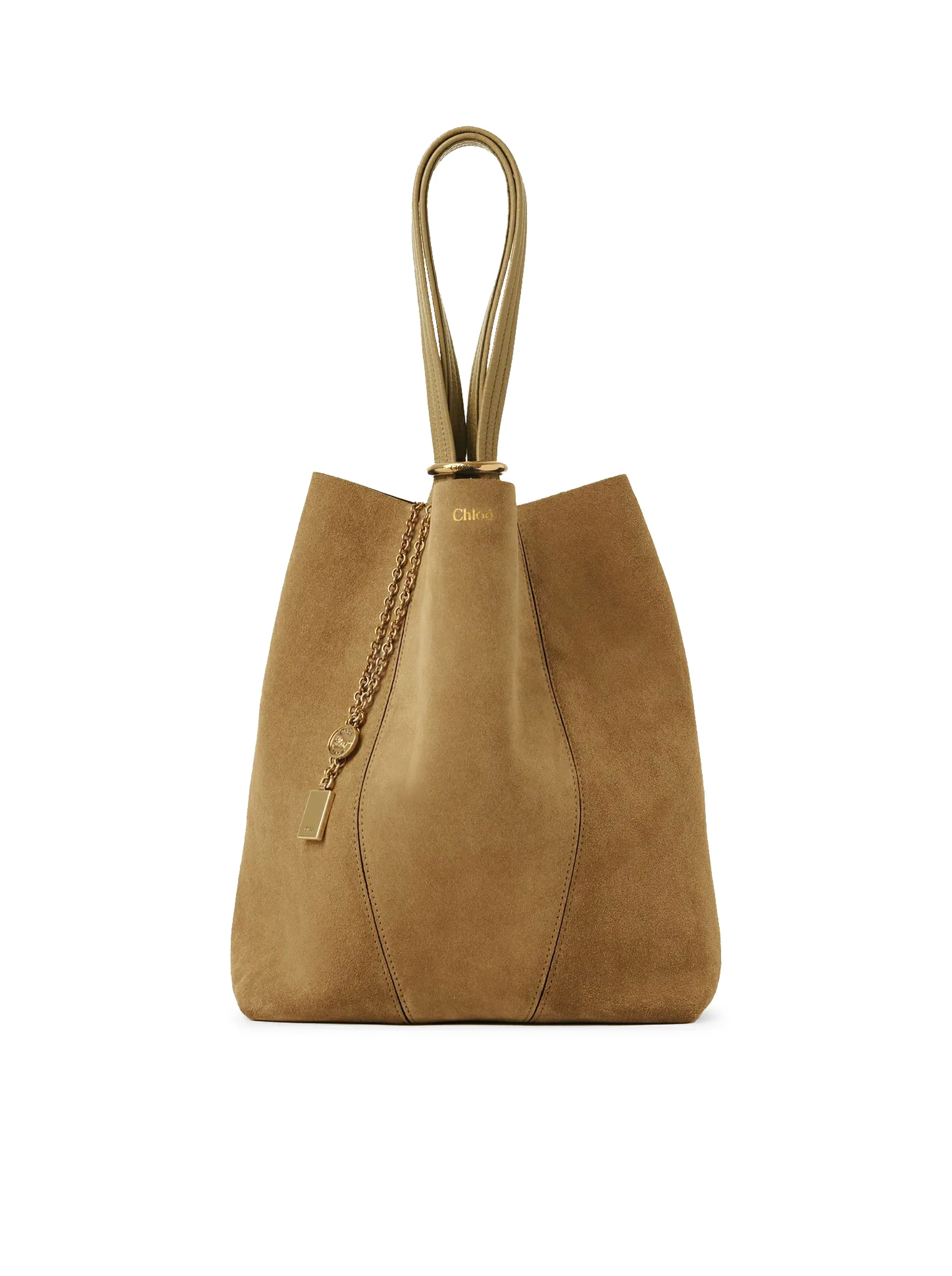 SPIN SUEDE TOTE BAG - Image 6