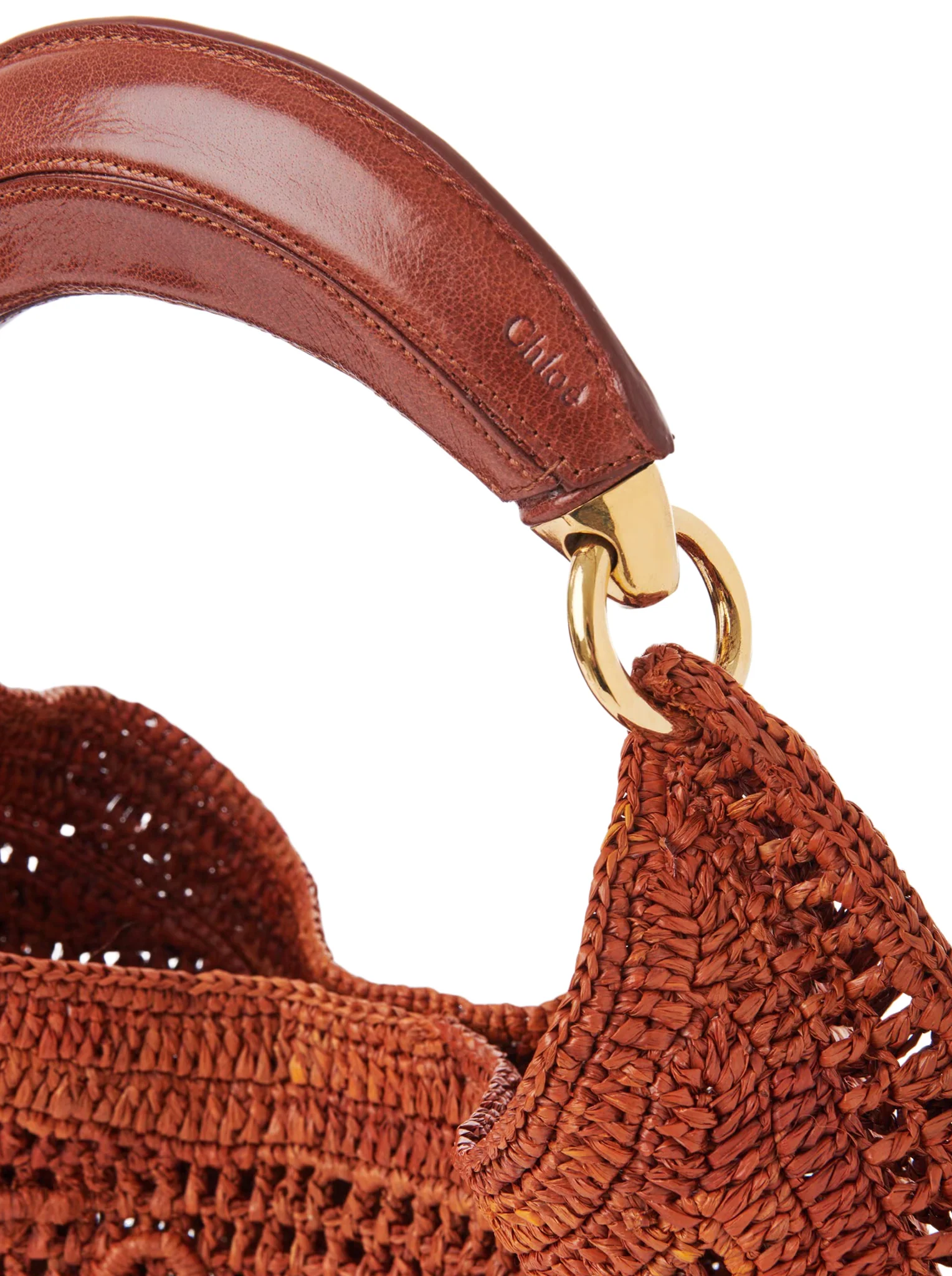 SUMMER BANANA RAFFIA HOBO BAG - Image 7