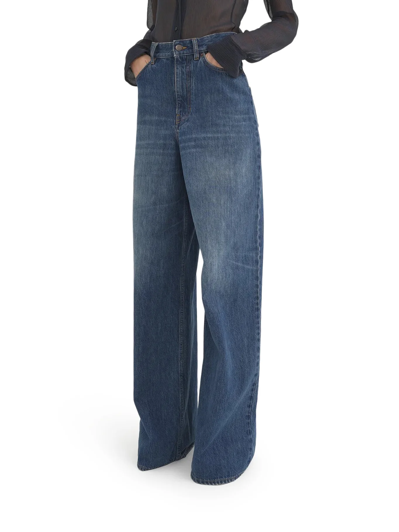 WIDE LEG DENIM JEANS - Image 3