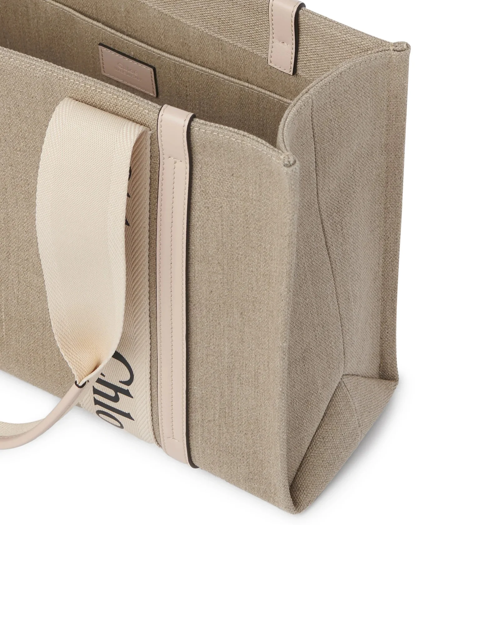 WOODY LINEN TOTE BAG - Image 5
