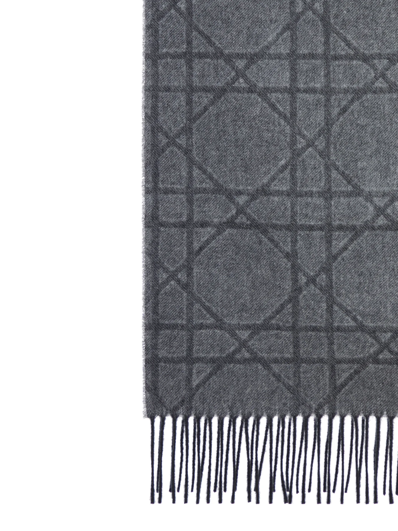 CANNAGE SCARF IN CASHMERE AND WOOL - Image 2