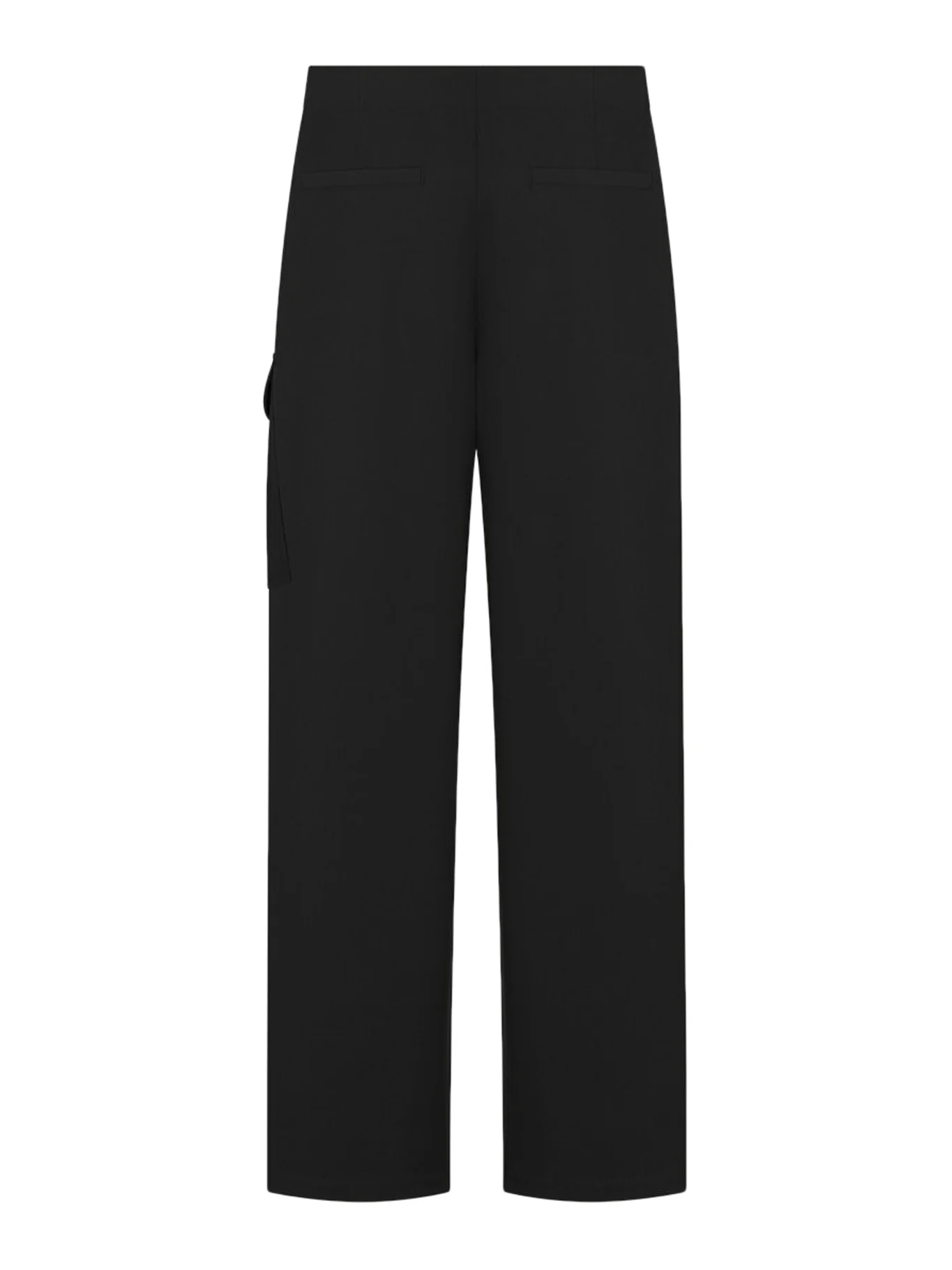 CARGO PANTS WITH SADDLE POCKET IN COTTON BLEND TWILL - Image 2