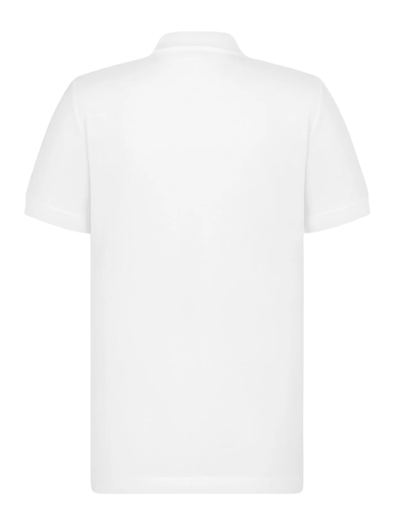CD ICON POLO SHIRT IN WHITE COTTON PIQUÉ - Image 2