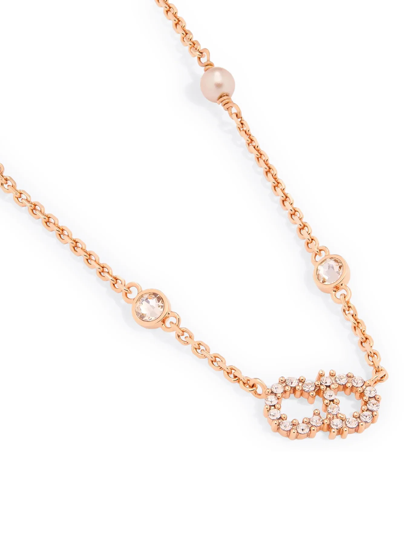 CLAIR D LUNE METAL NECKLACE WITH PINK FINISH - Image 2