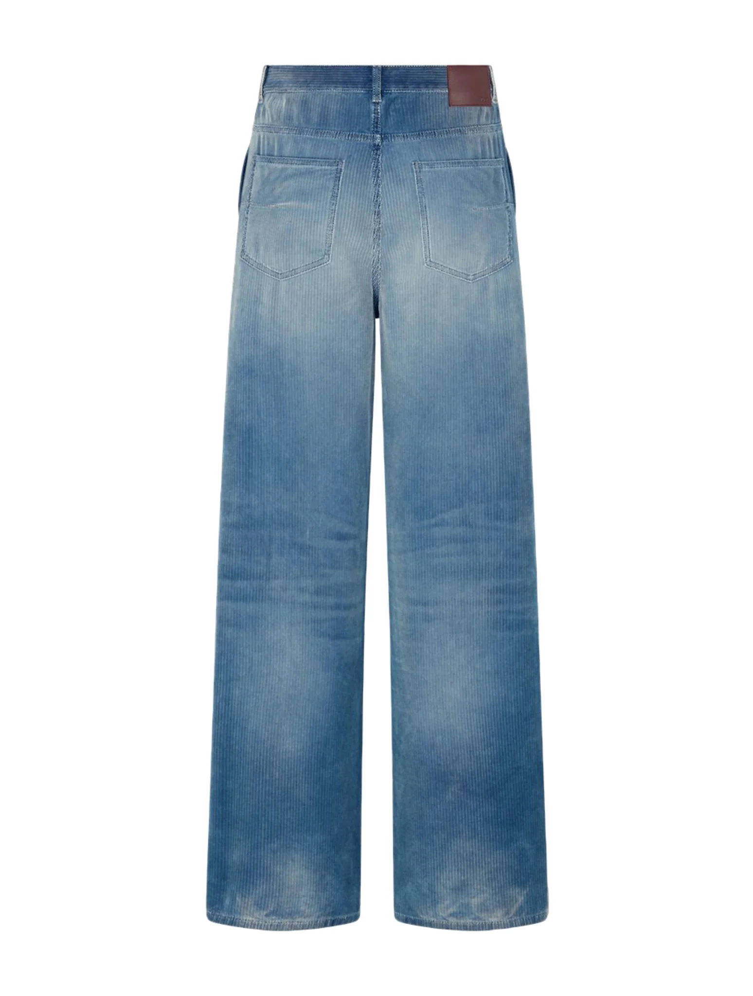 DEEP BLUE COTTON CORDUROY TROUSERS - Image 2