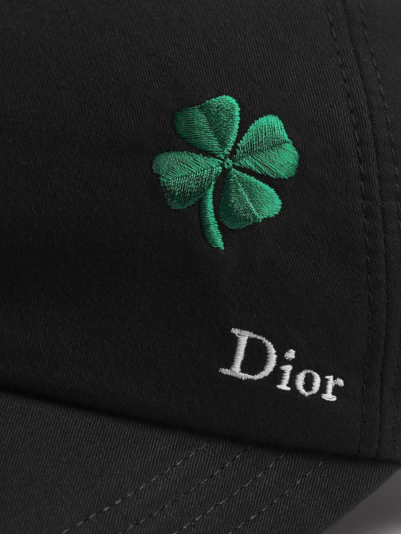 DIOR CLOVER CAP IN COTTON CANVAS - Image 4