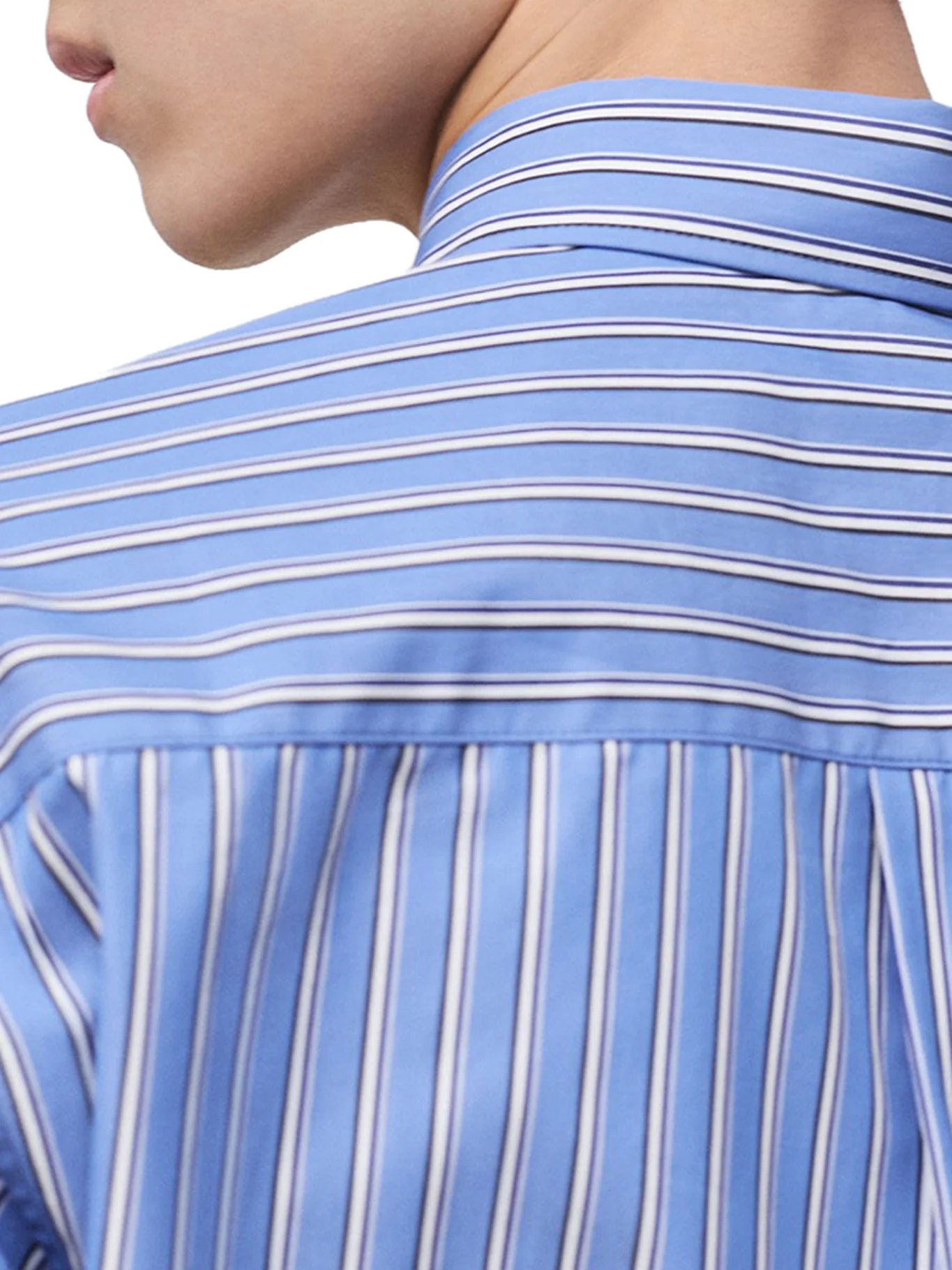 DIOR EMBROIDERED SHIRT IN STRIPED COTTON POPLIN - Image 4