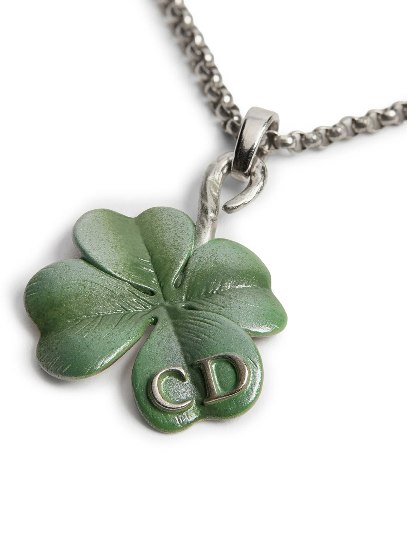 DIOR TRÈFLE PENDANT NECKLACE - Image 3