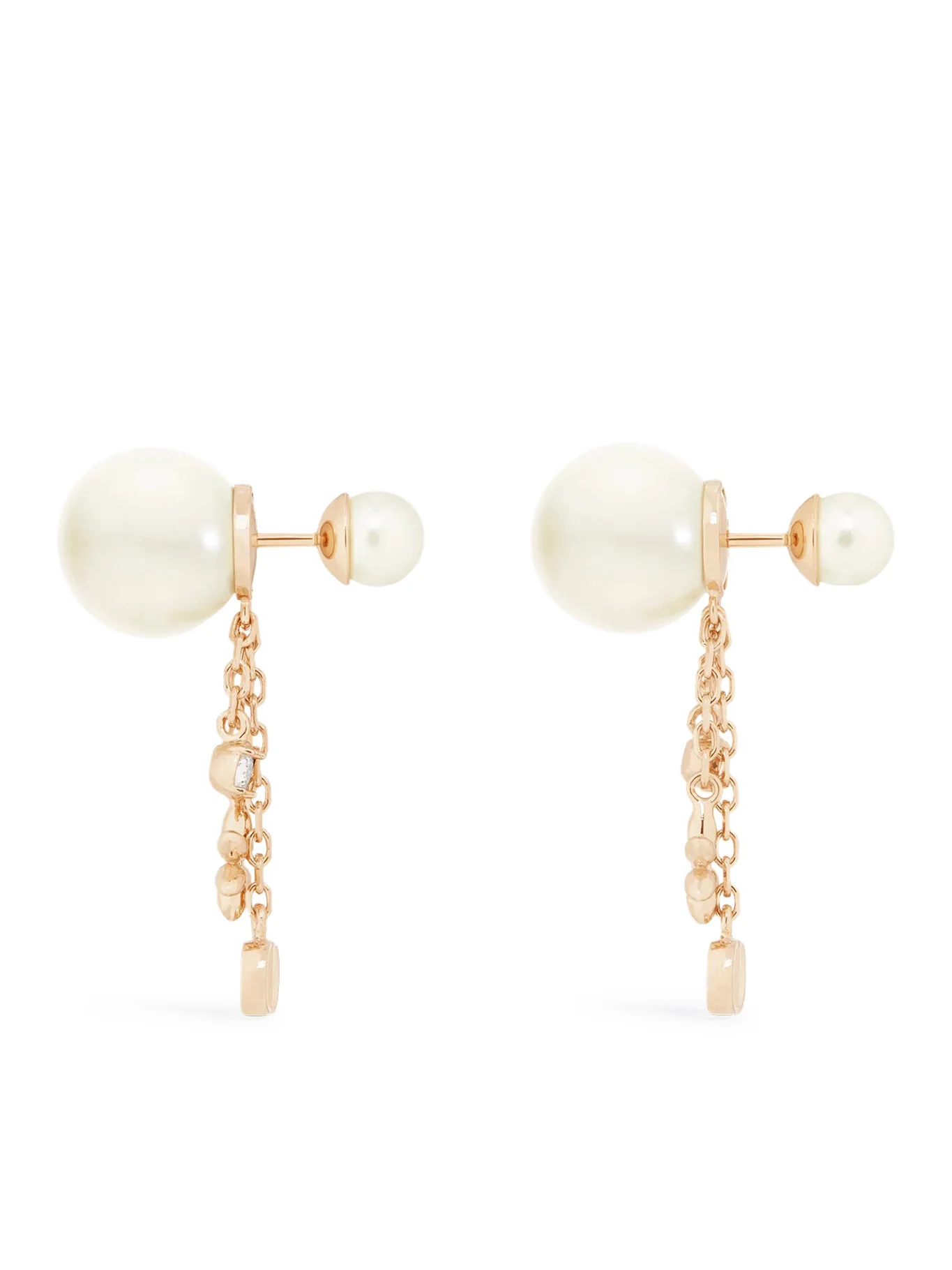 DIOR TRIBALES METAL EARRINGS WITH GOLD-TONE FINISH - Image 2