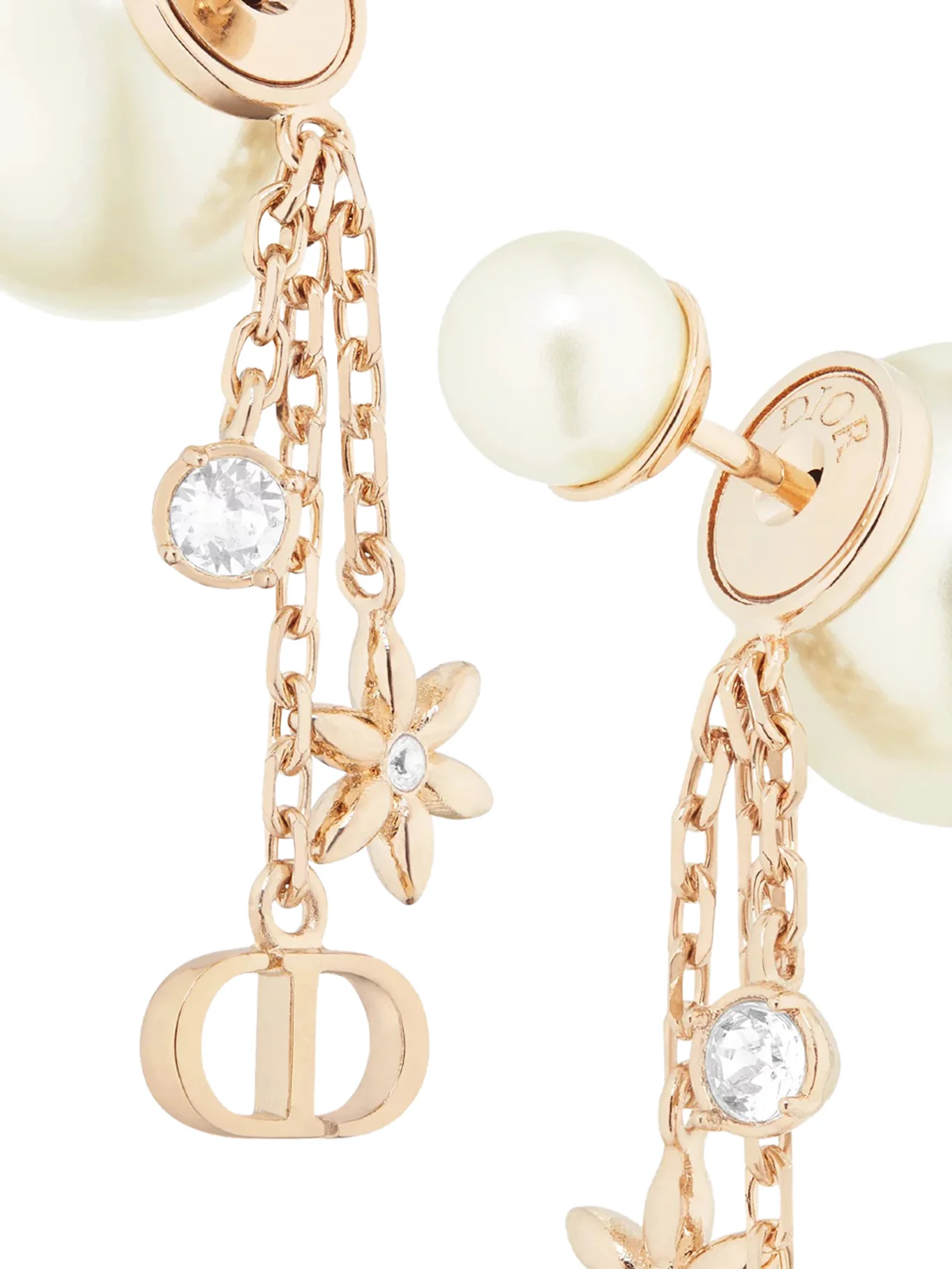 DIOR TRIBALES METAL EARRINGS WITH GOLD-TONE FINISH - Image 3