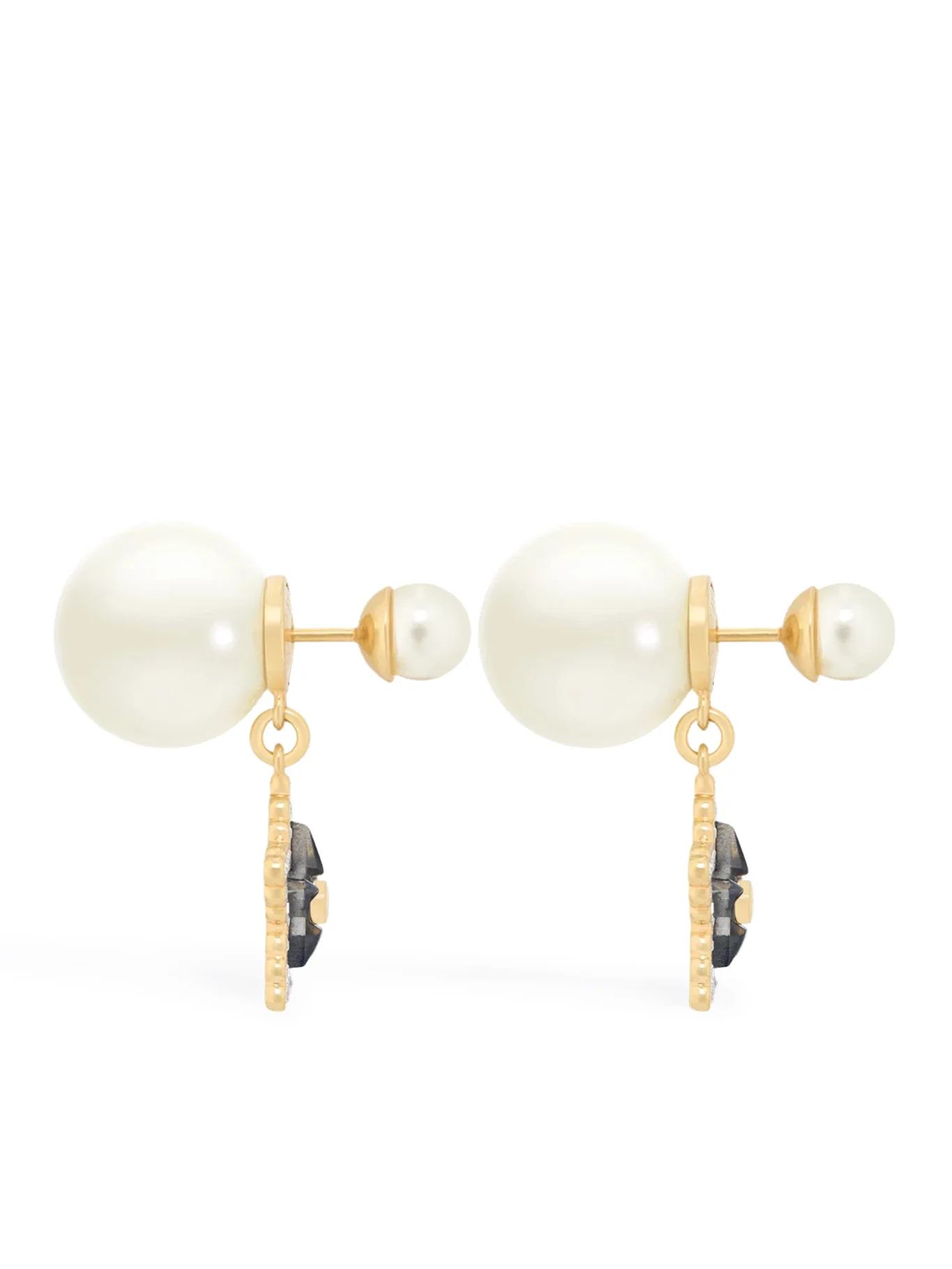 DIOR TRIBALES METAL EARRINGS WITH GOLD-TONE FINISH - Image 2
