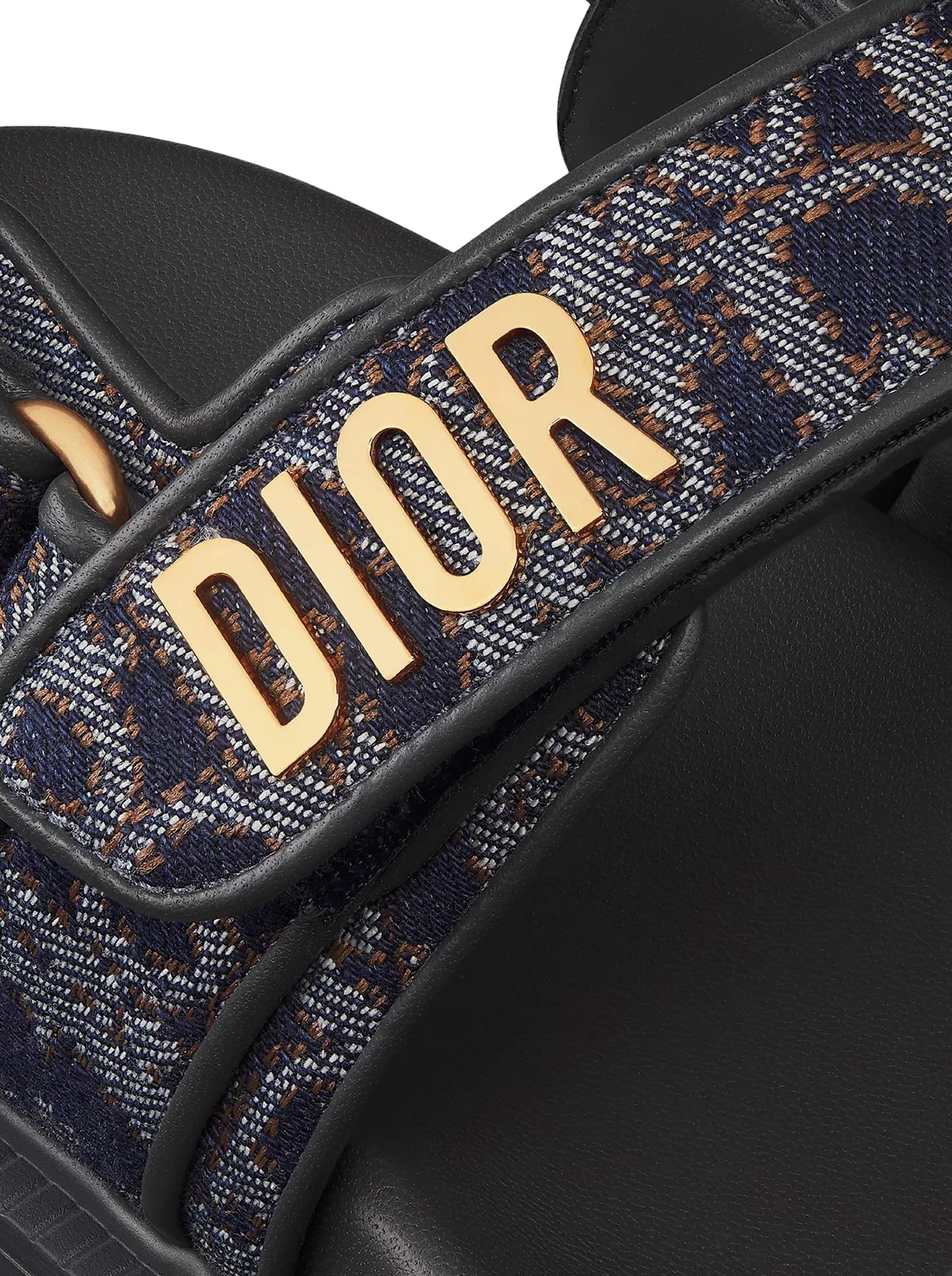 DIORACT SANDAL IN DIOR OBLIQUE DENIM - Image 4