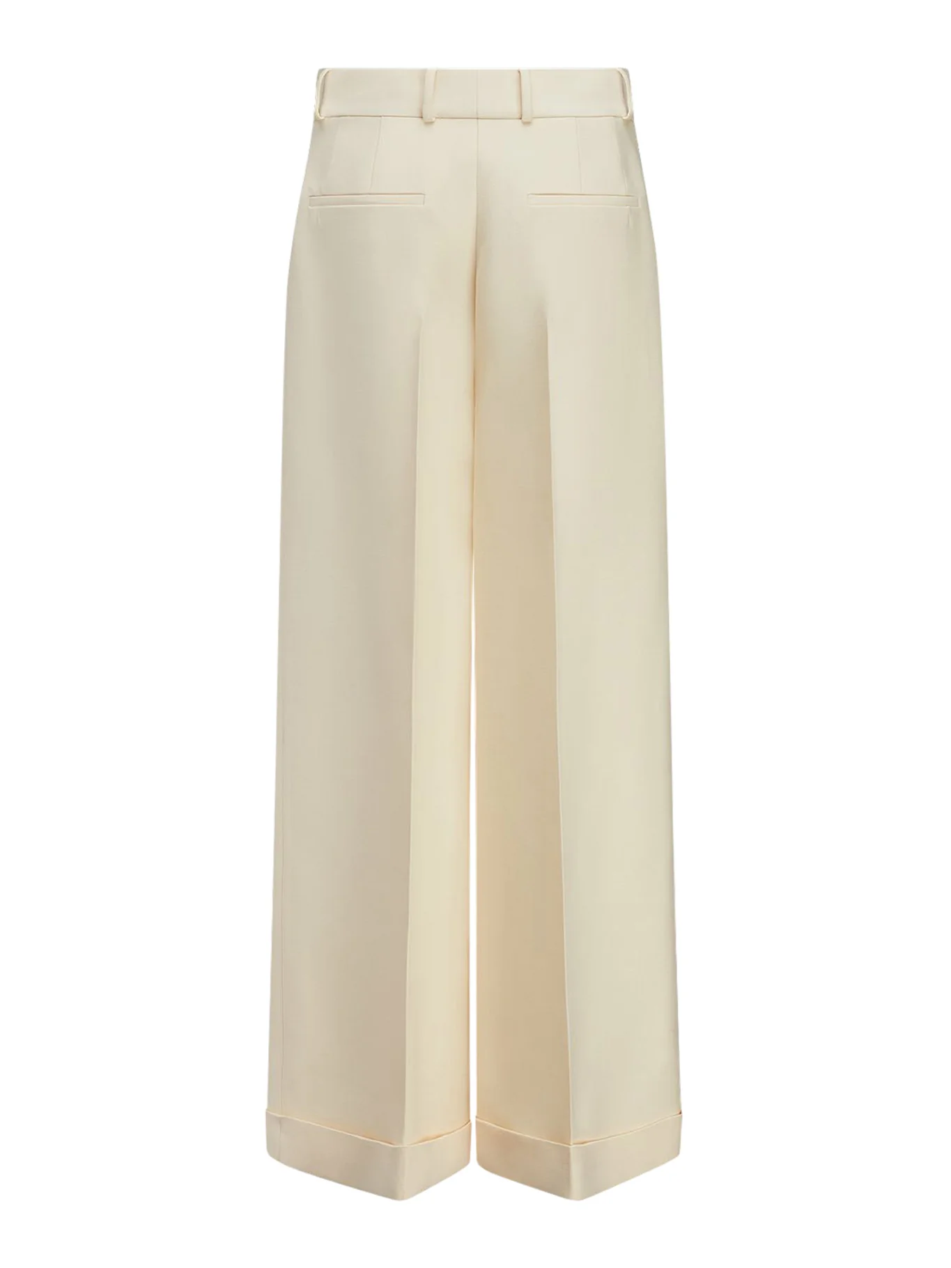 FLARED WOOL AND SILK TROUSERS - Image 2