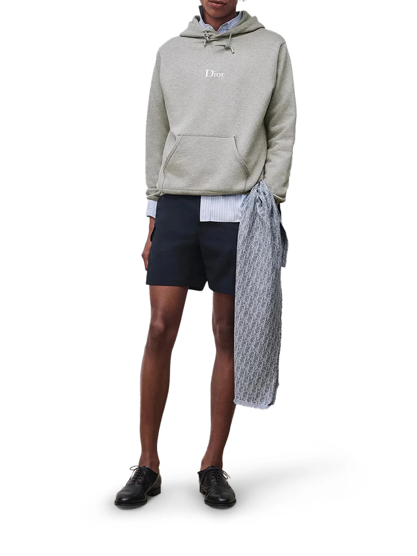 HOODIE WITH EMBROIDERY IN FLEECE COTTON - Image 2