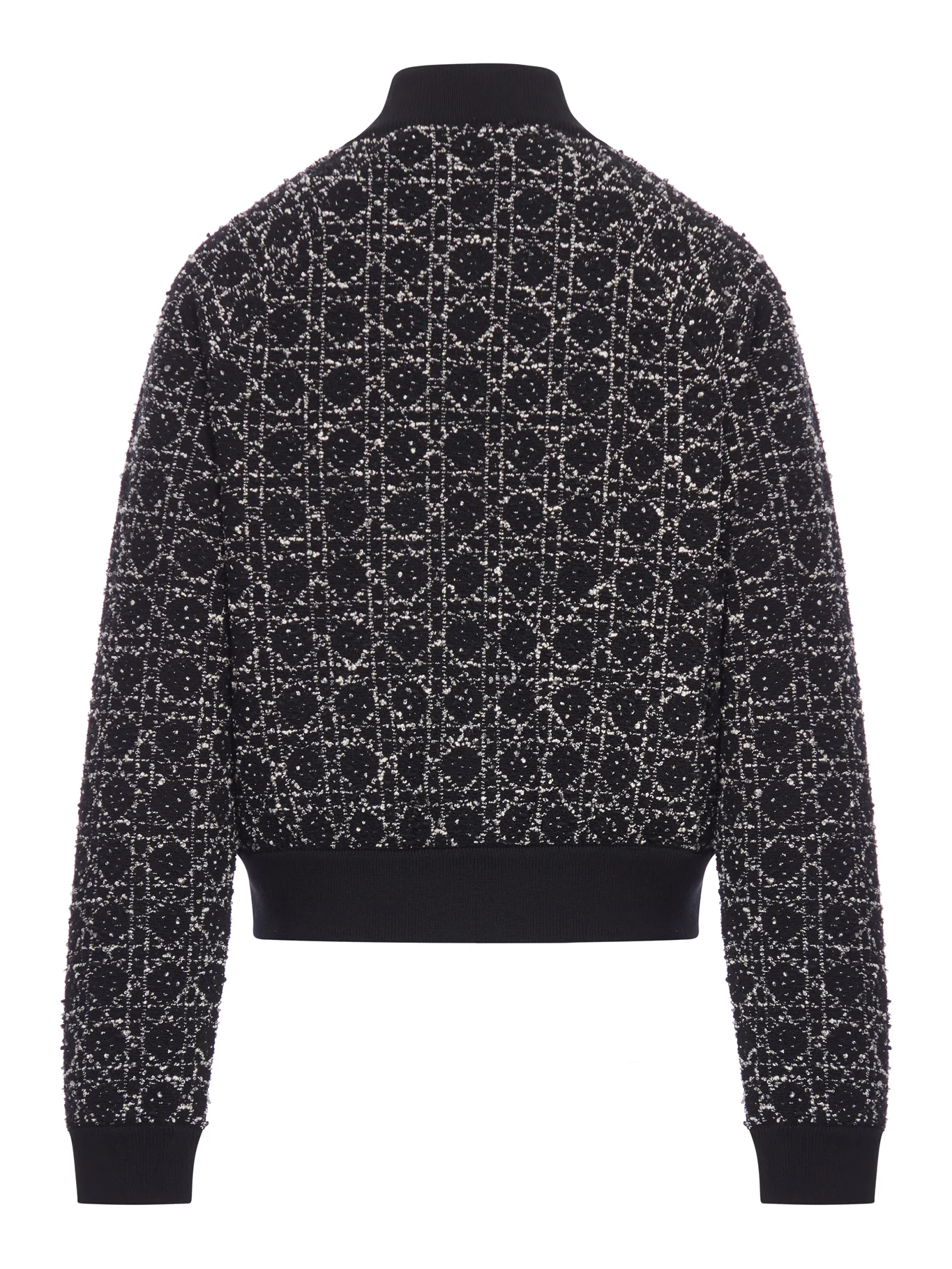 MACROCANNAGE JACKET IN COTTON BLEND TWEED - Image 2